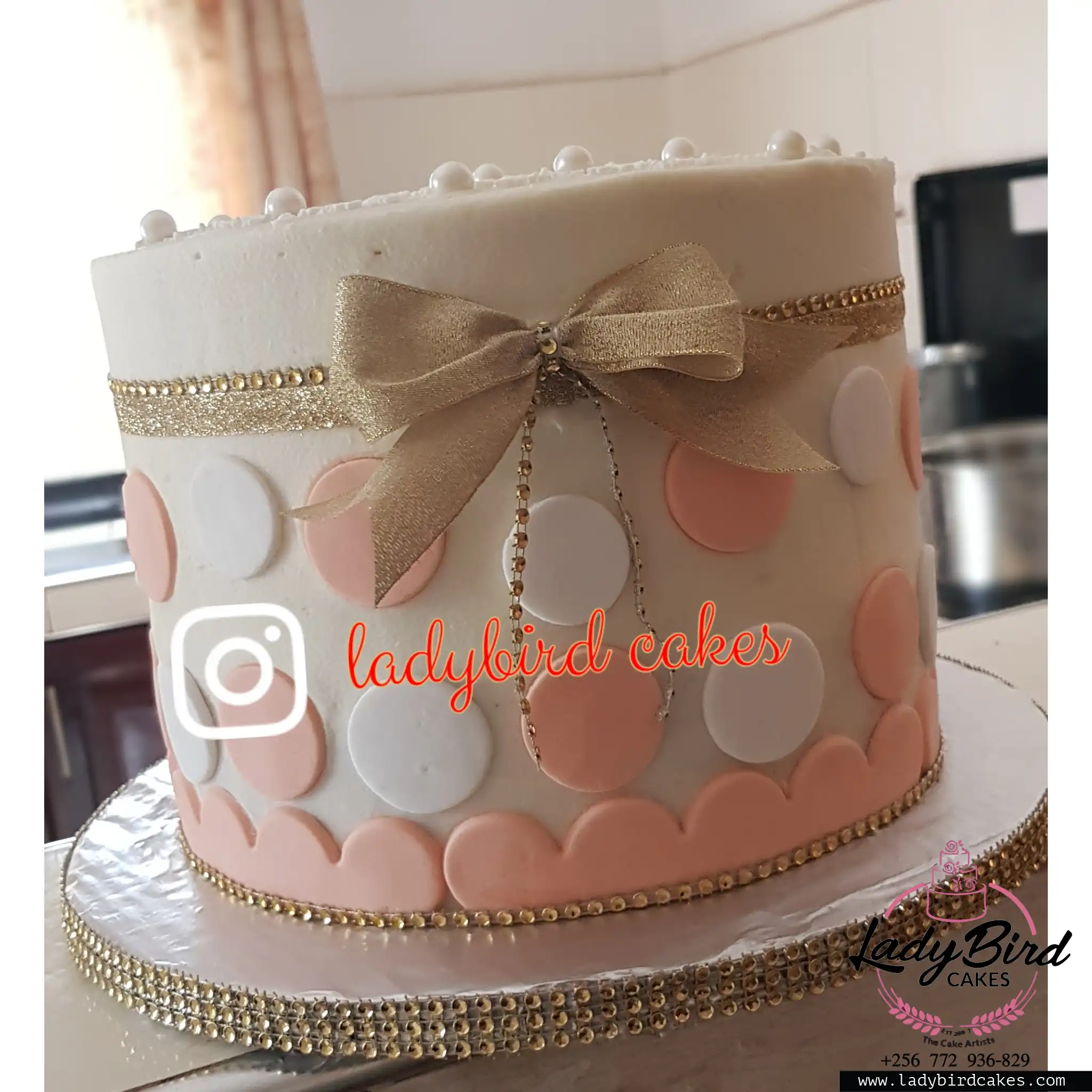 This is a custom cake of Ladybird Cakes Uganda