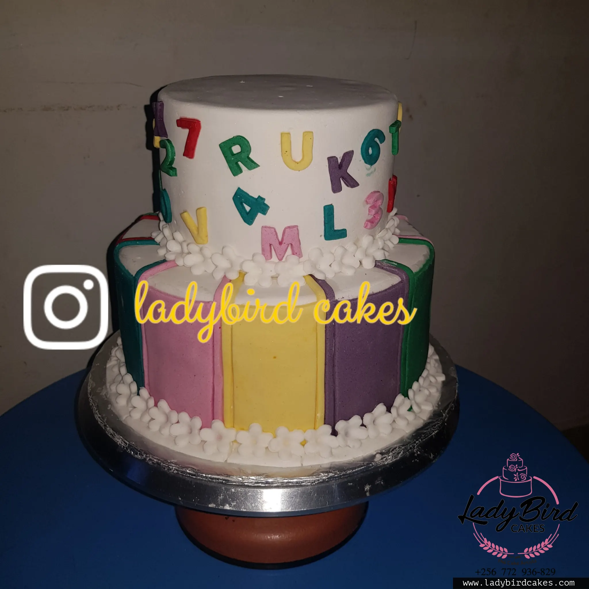 This is a custom cake of Ladybird Cakes Uganda