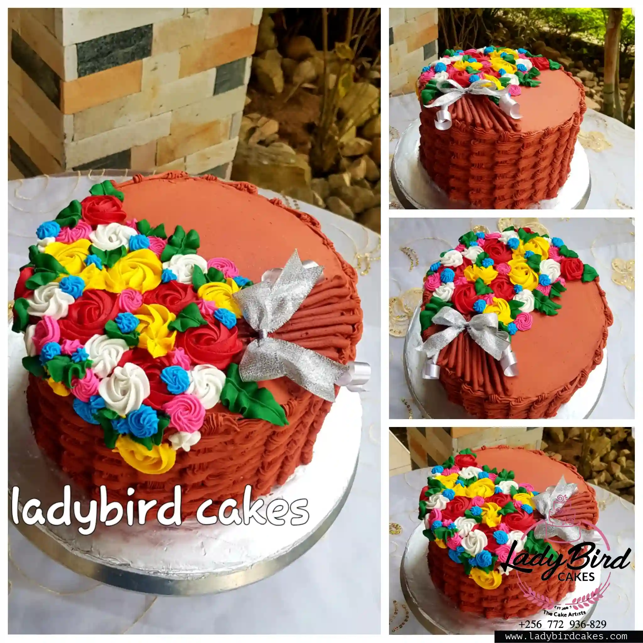 This is a custom cake of Ladybird Cakes Uganda