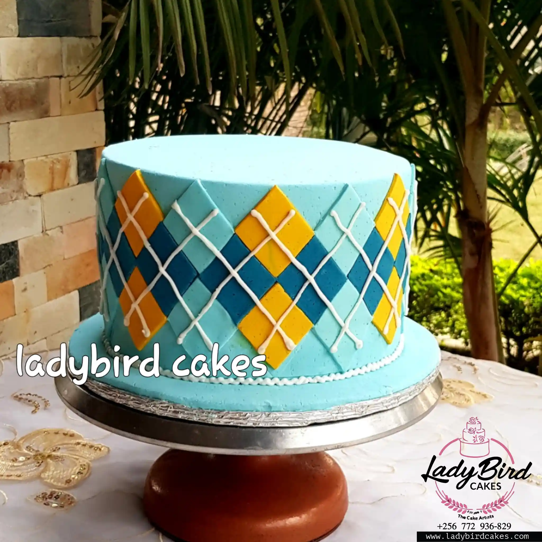 This is a custom cake of Ladybird Cakes Uganda