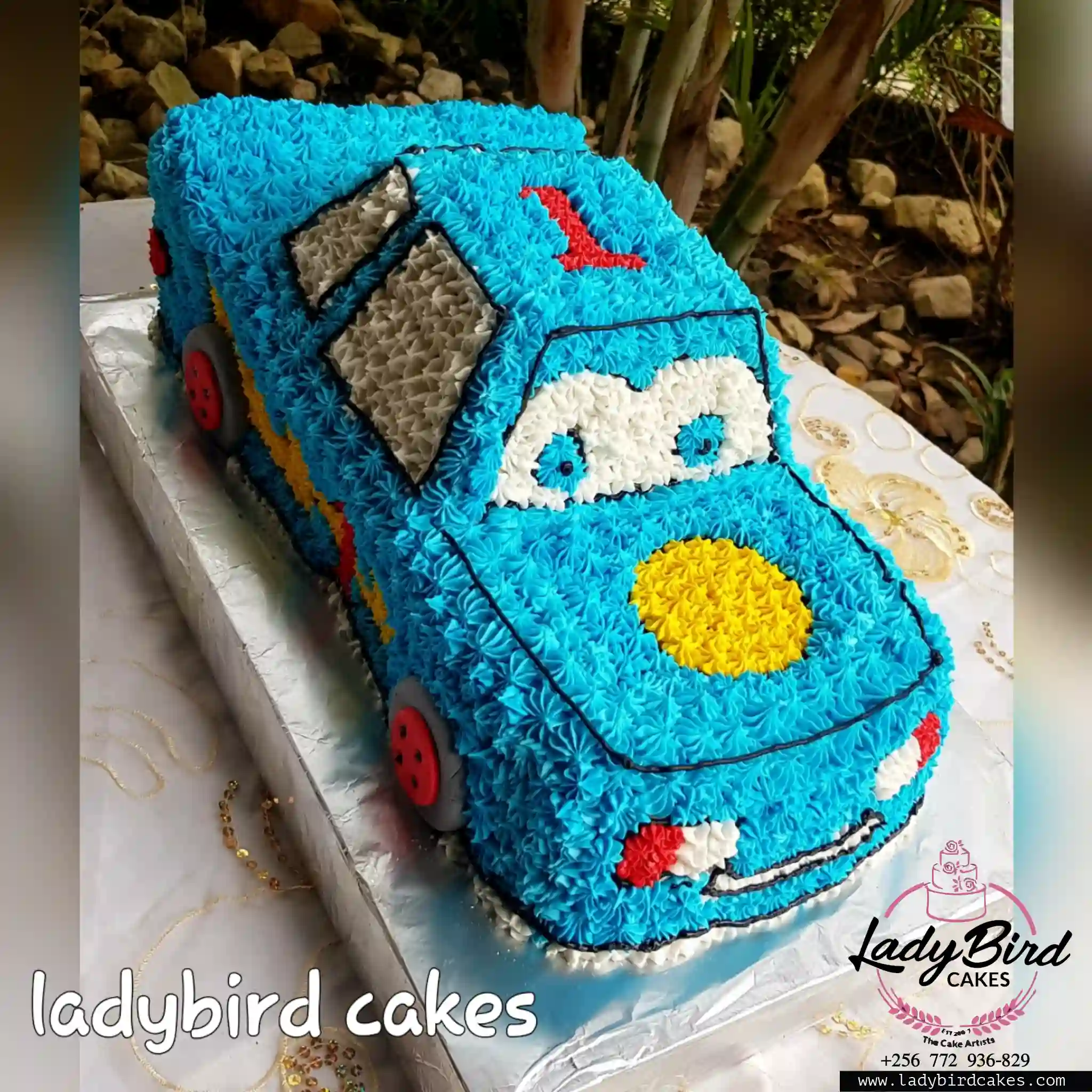 This is a custom cake of Ladybird Cakes Uganda