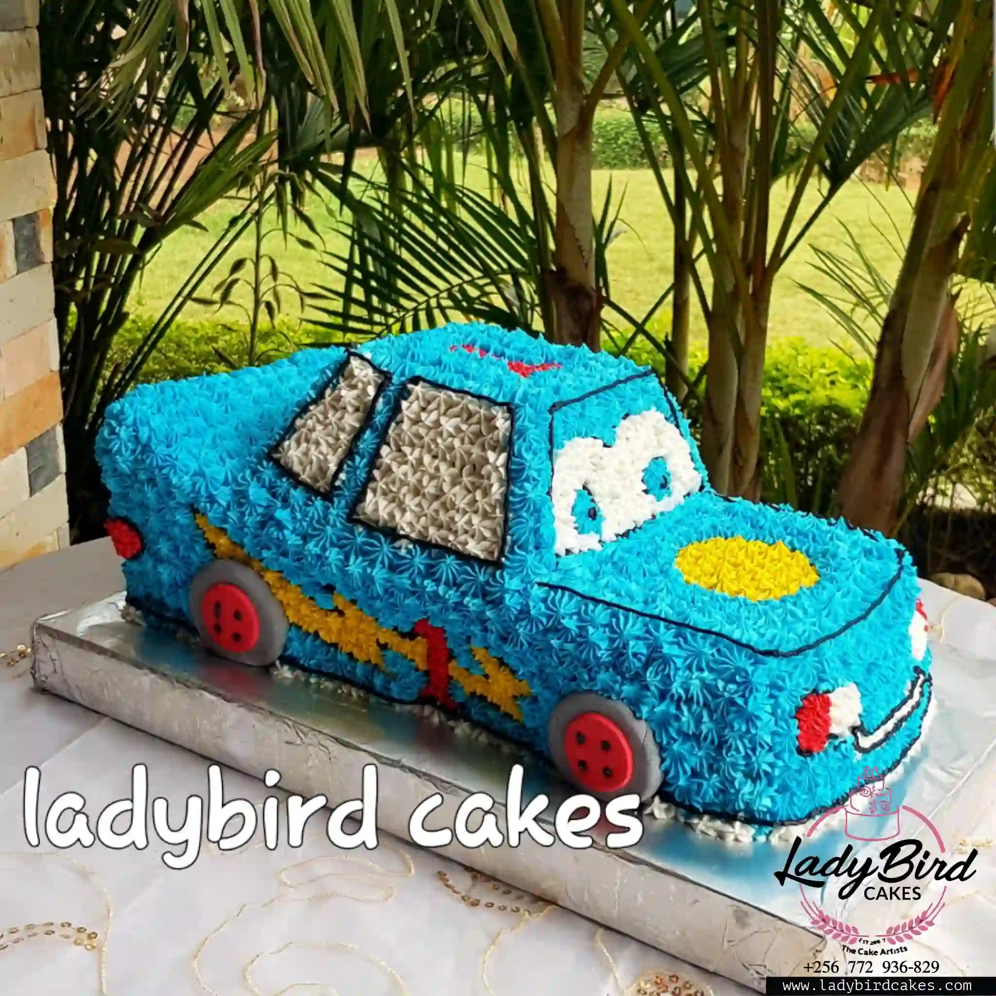 This is a custom cake of Ladybird Cakes Uganda