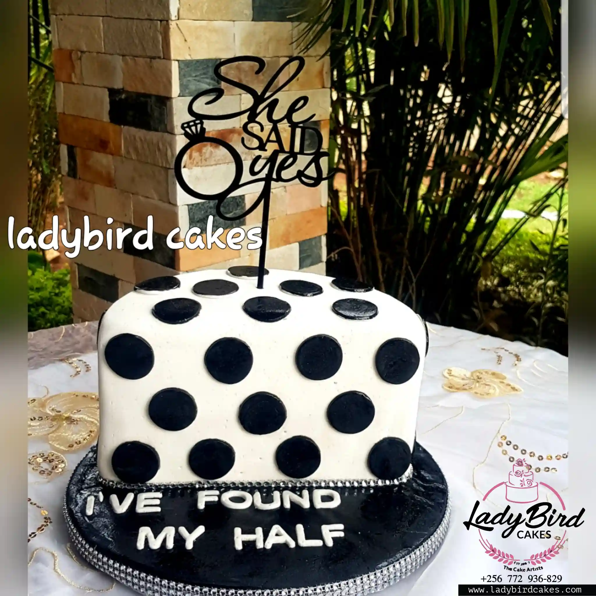 This is a custom cake of Ladybird Cakes Uganda