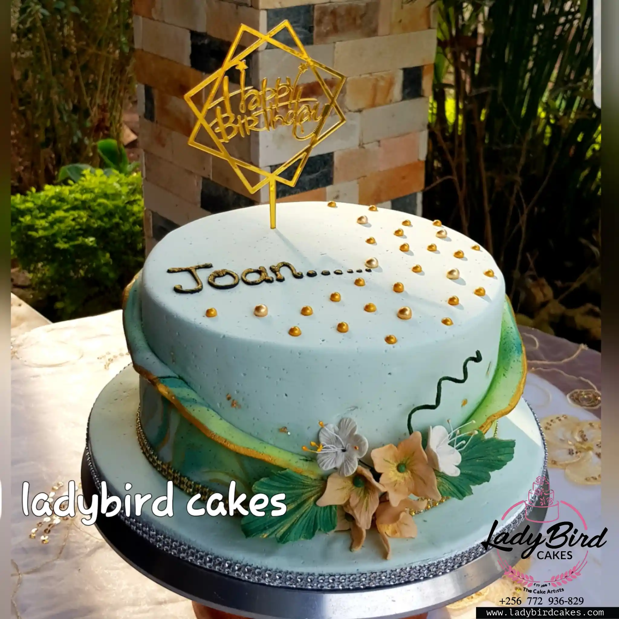 This is a custom cake of Ladybird Cakes Uganda