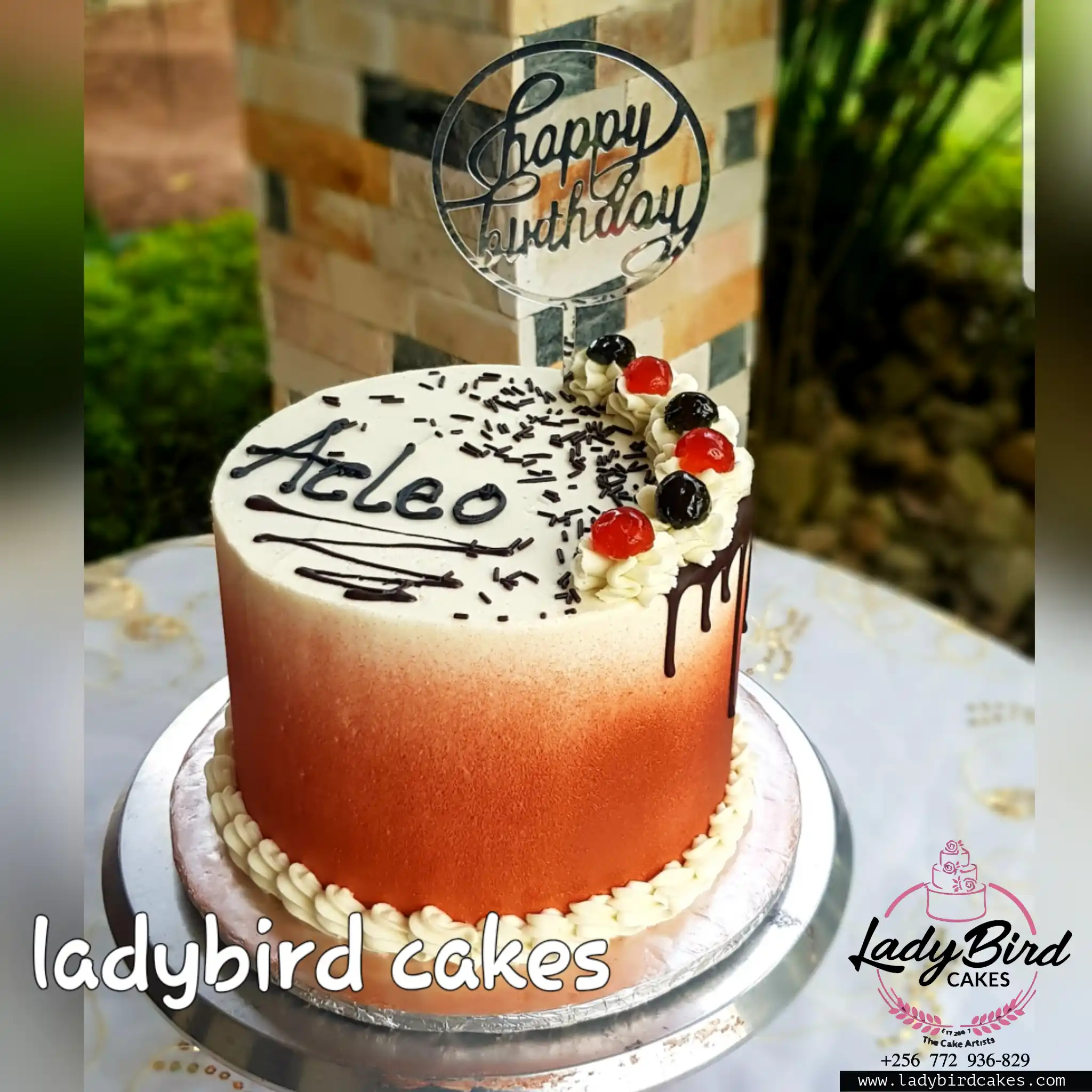 This is a custom cake of Ladybird Cakes Uganda