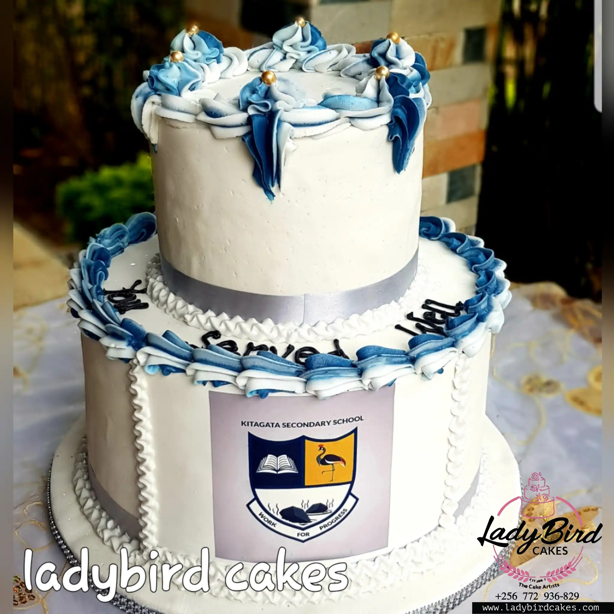 This is a custom cake of Ladybird Cakes Uganda