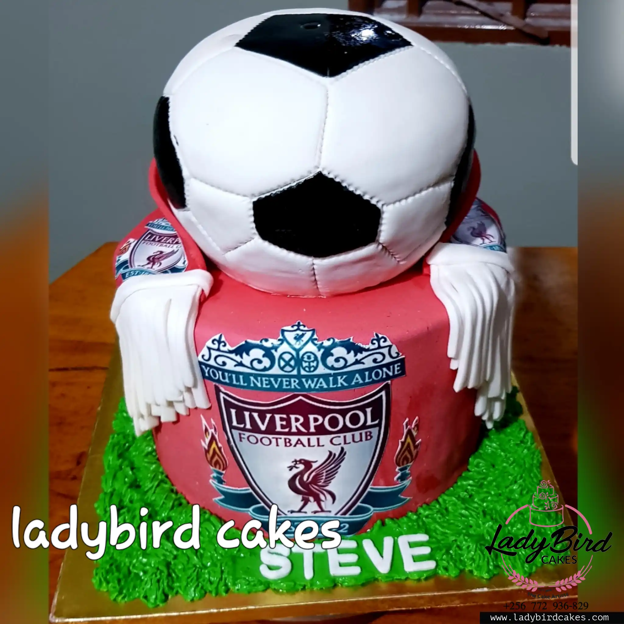 This is a custom cake of Ladybird Cakes Uganda