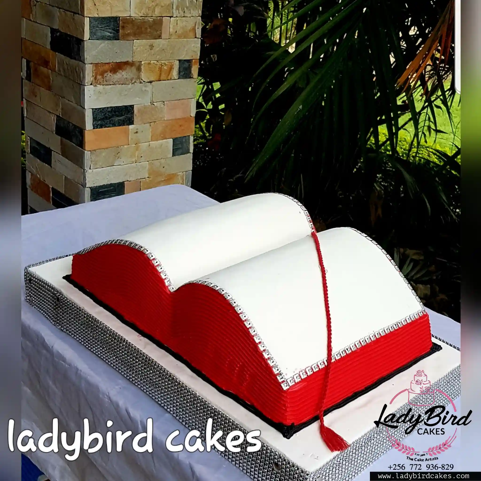 This is a custom cake of Ladybird Cakes Uganda