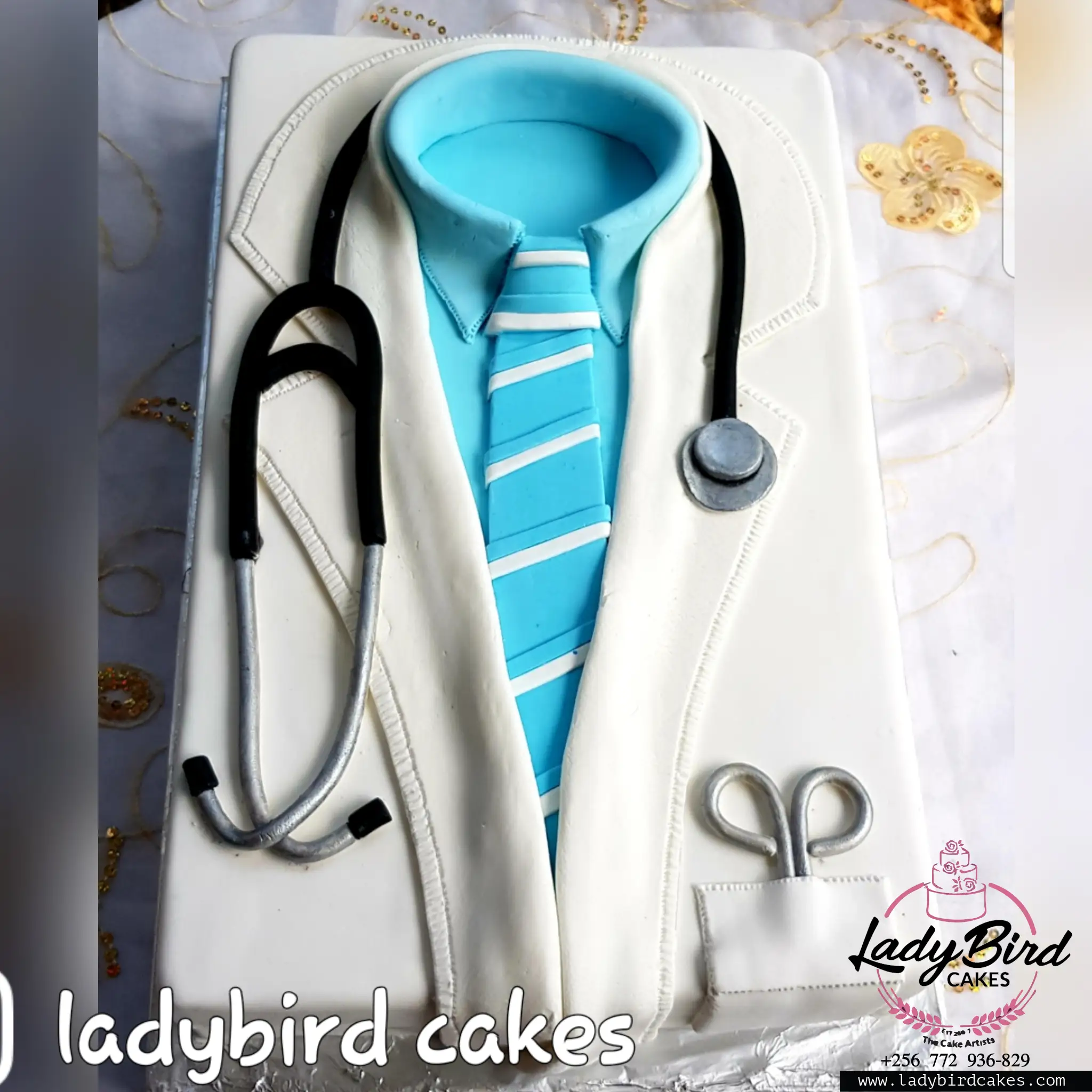 This is a custom cake of Ladybird Cakes Uganda