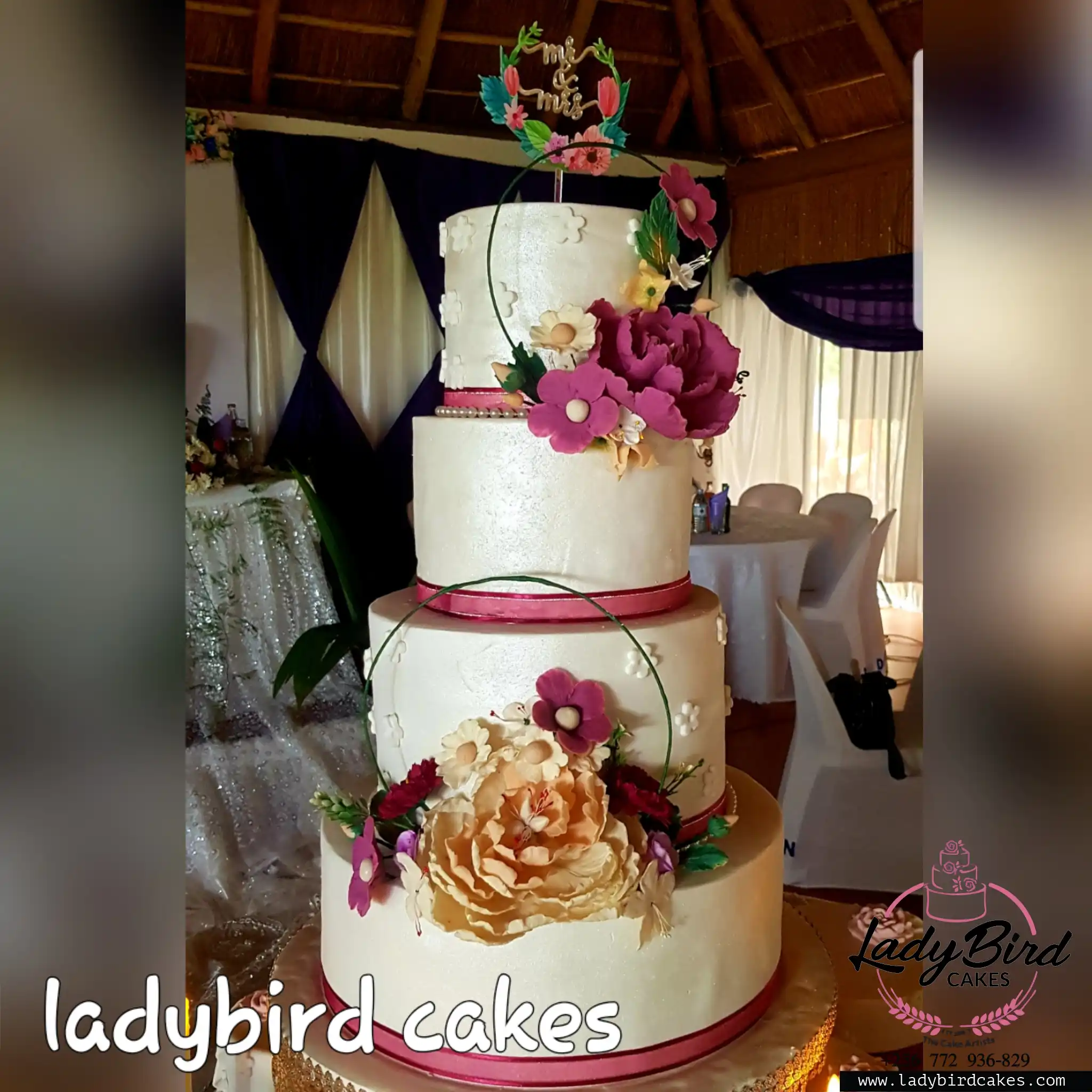 This is a custom cake of Ladybird Cakes Uganda