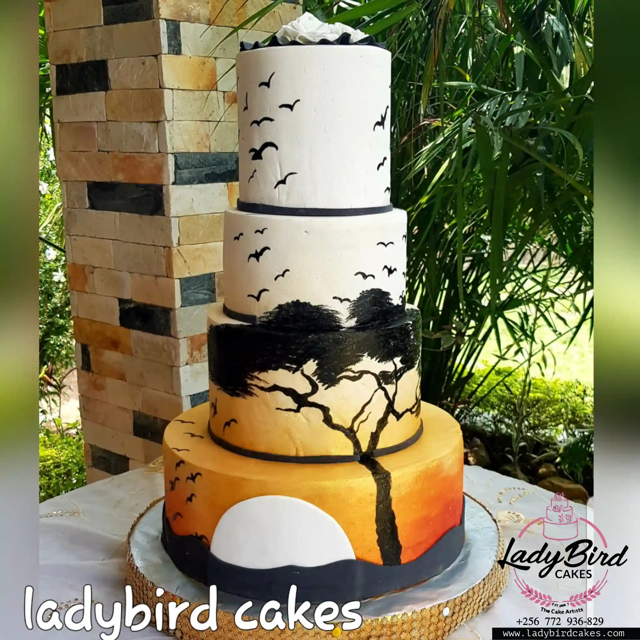 This is a custom cake of Ladybird Cakes Uganda