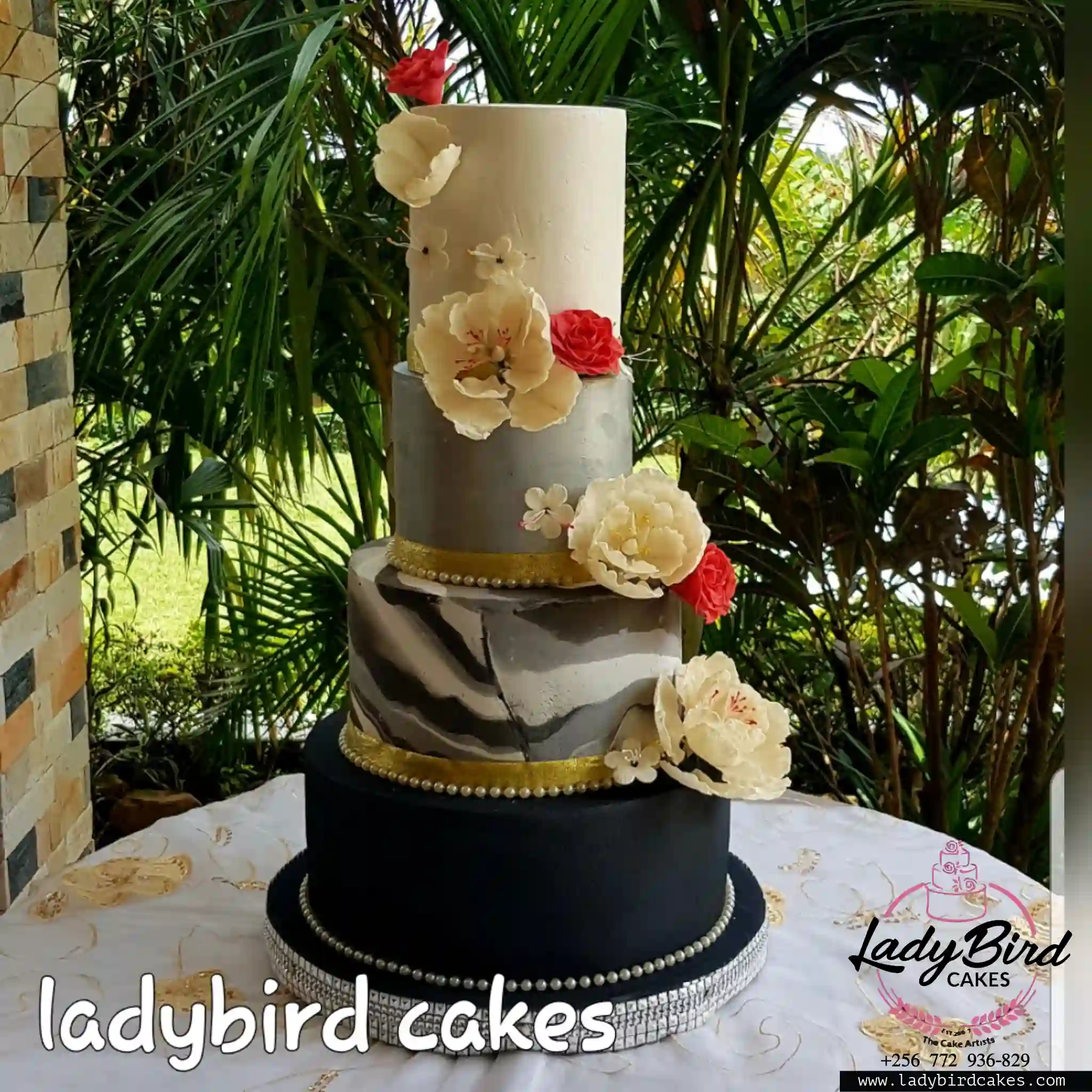 This is a custom cake of Ladybird Cakes Uganda