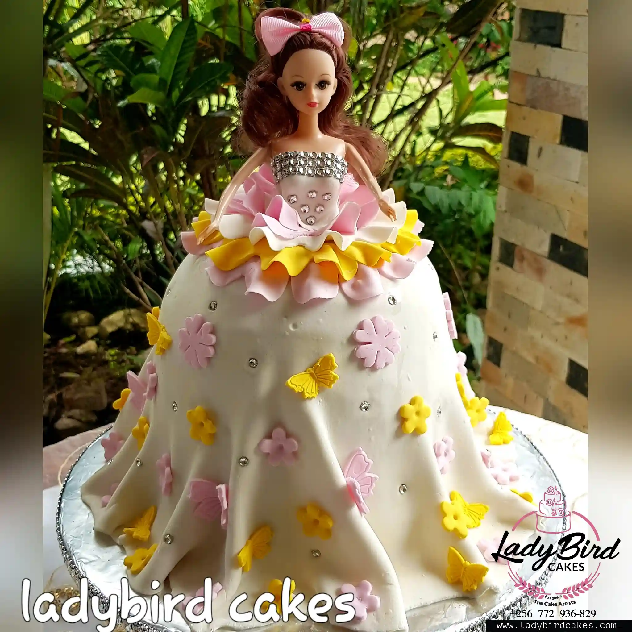 This is a custom cake of Ladybird Cakes Uganda