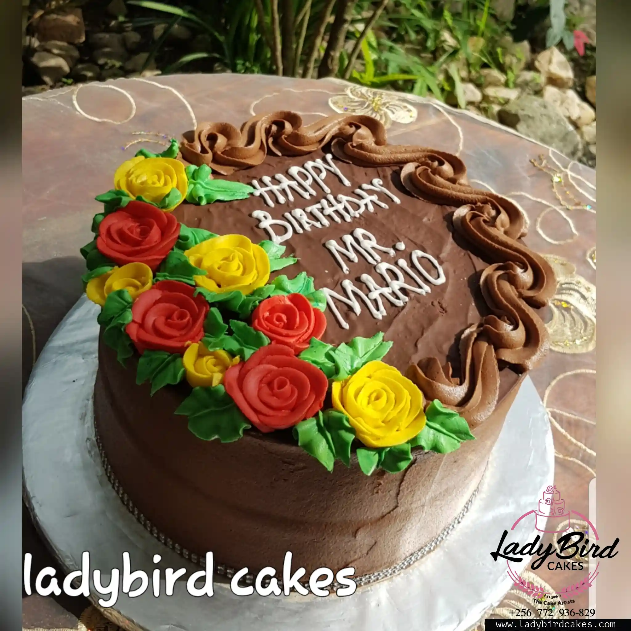 This is a custom cake of Ladybird Cakes Uganda