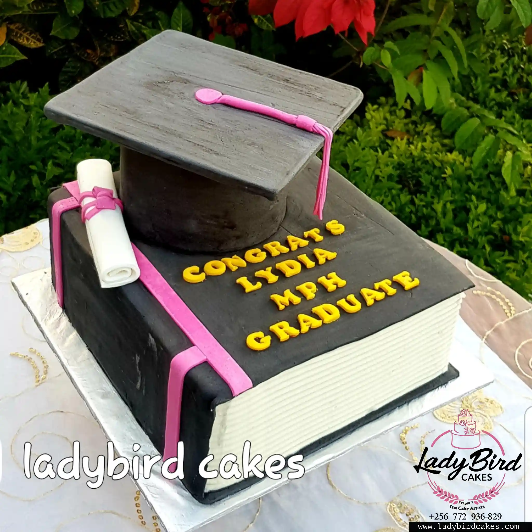 This is a custom cake of Ladybird Cakes Uganda