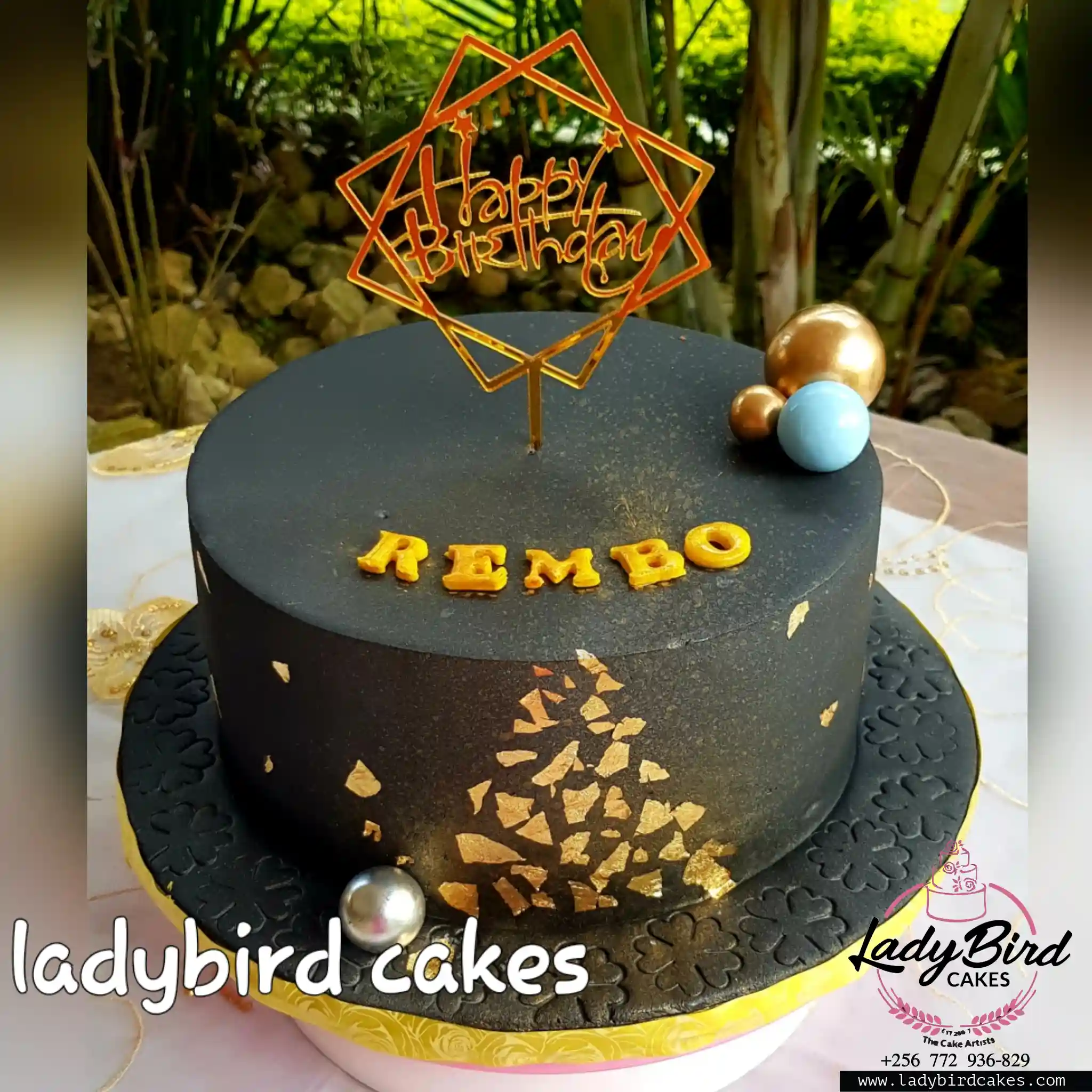 This is a custom cake of Ladybird Cakes Uganda