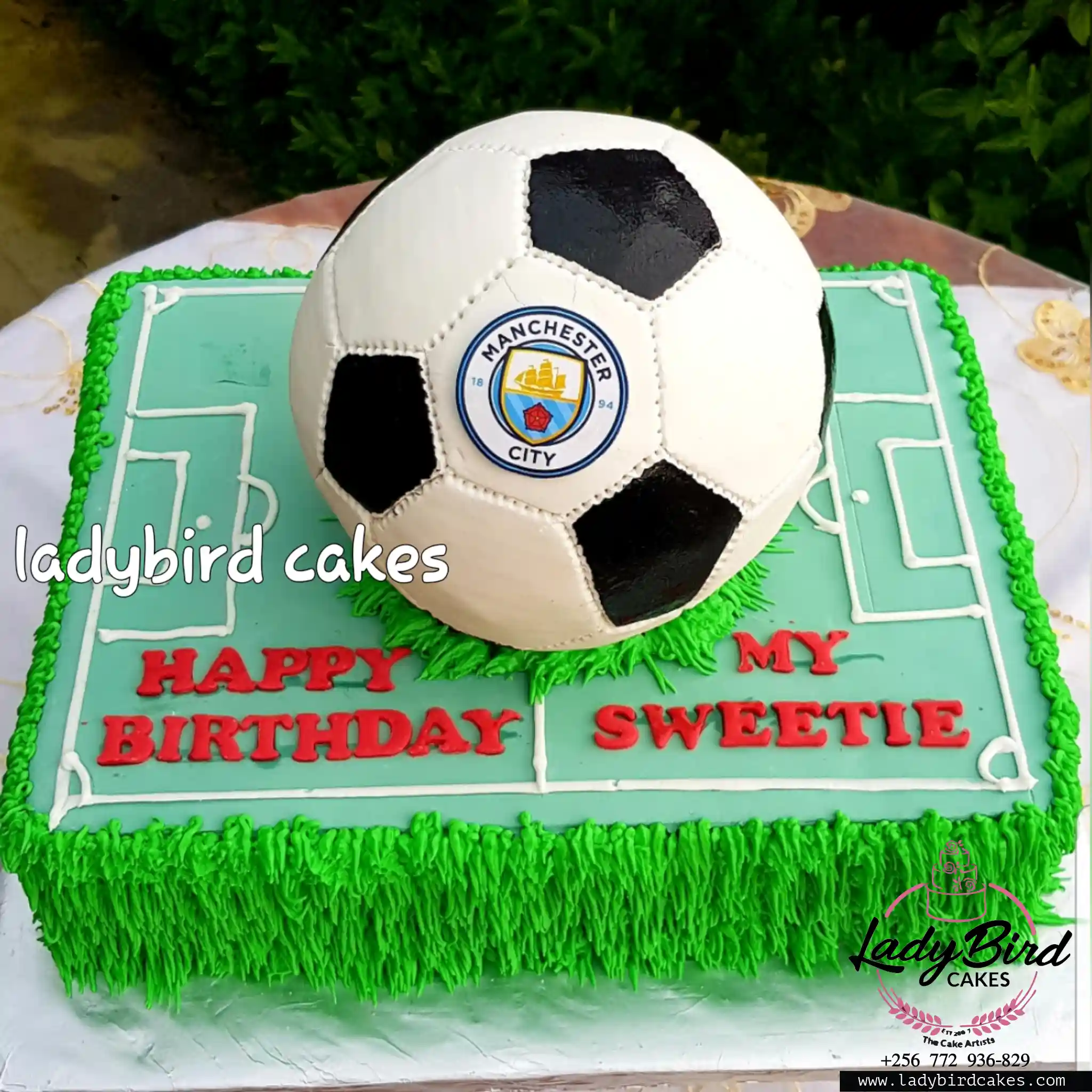 This is a custom cake of Ladybird Cakes Uganda