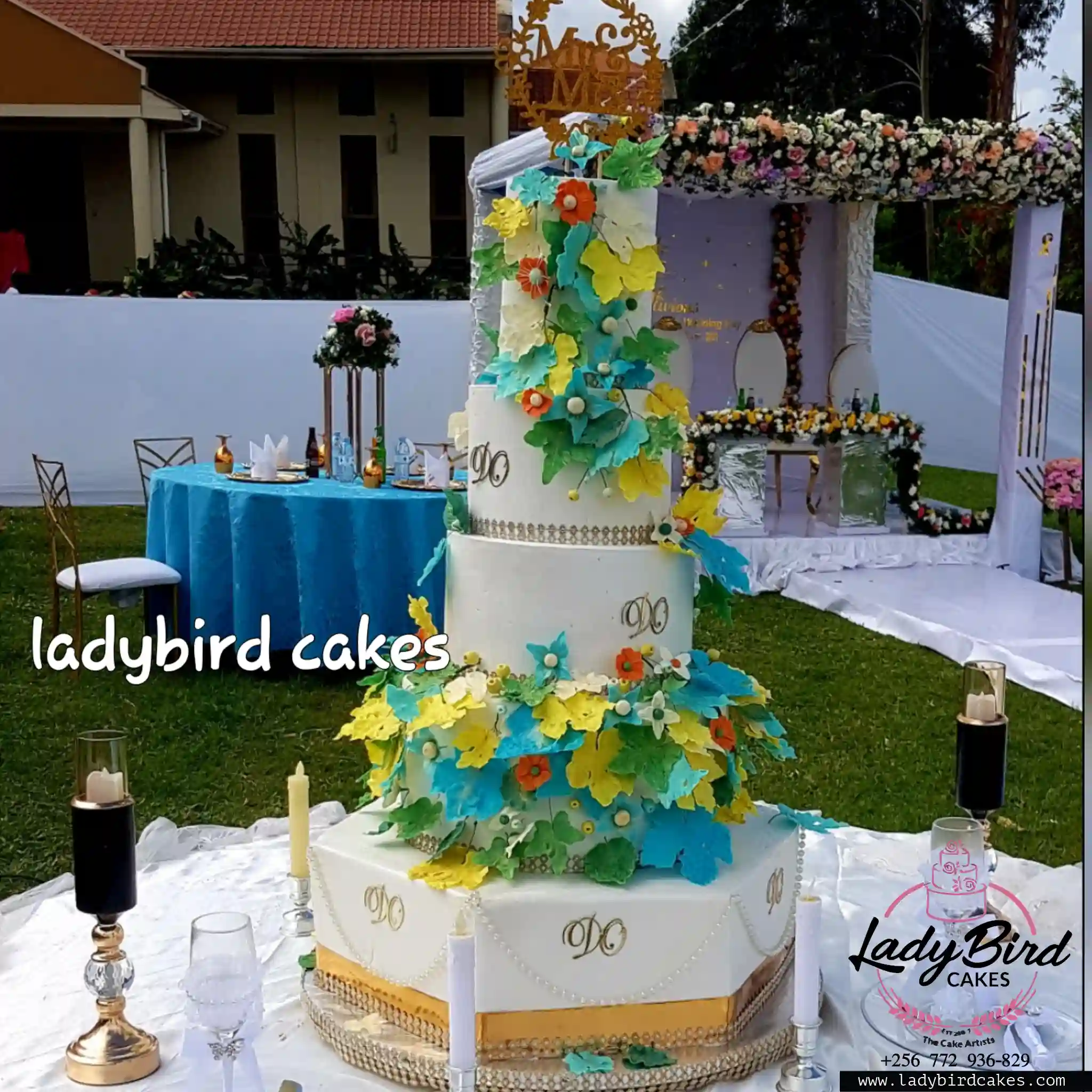 This is a custom cake of Ladybird Cakes Uganda