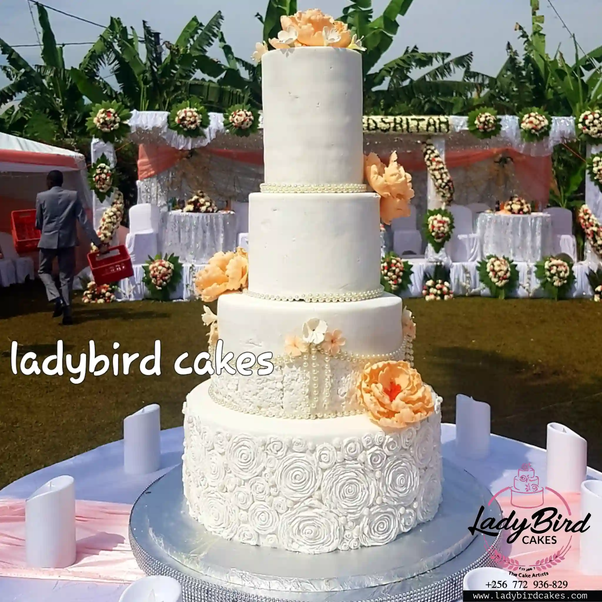 This is a custom cake of Ladybird Cakes Uganda