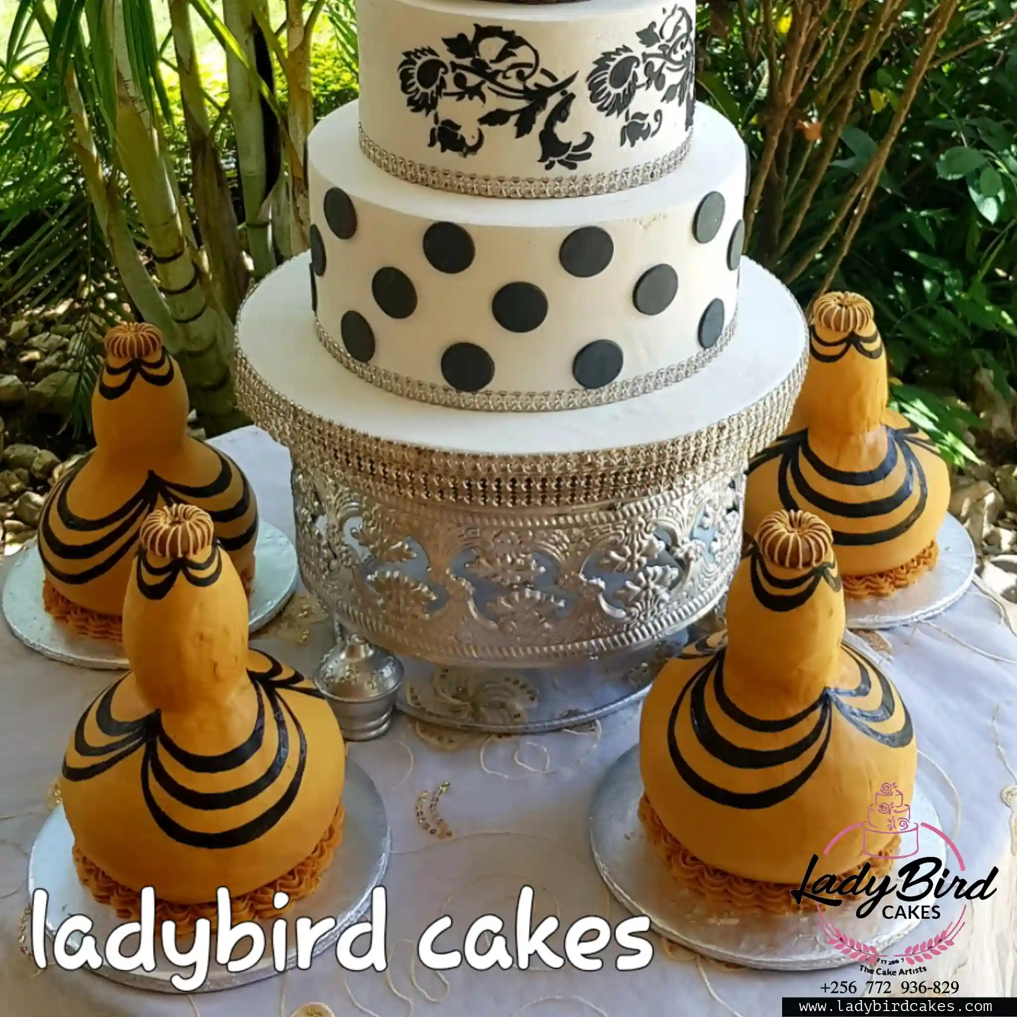 This is a custom cake of Ladybird Cakes Uganda