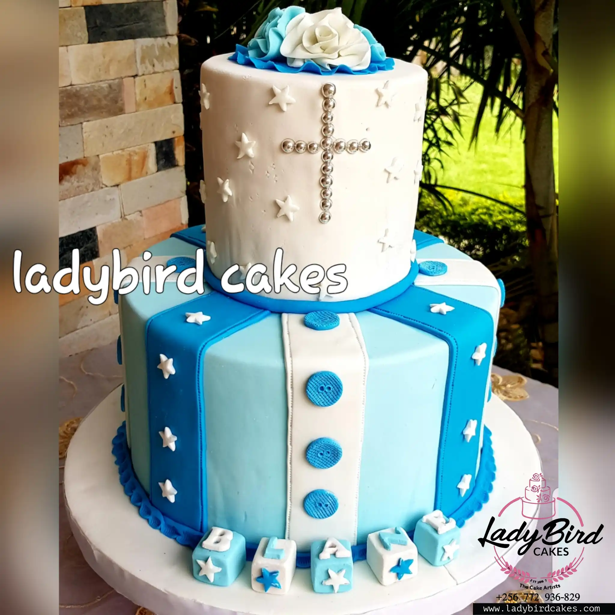 This is a custom cake of Ladybird Cakes Uganda