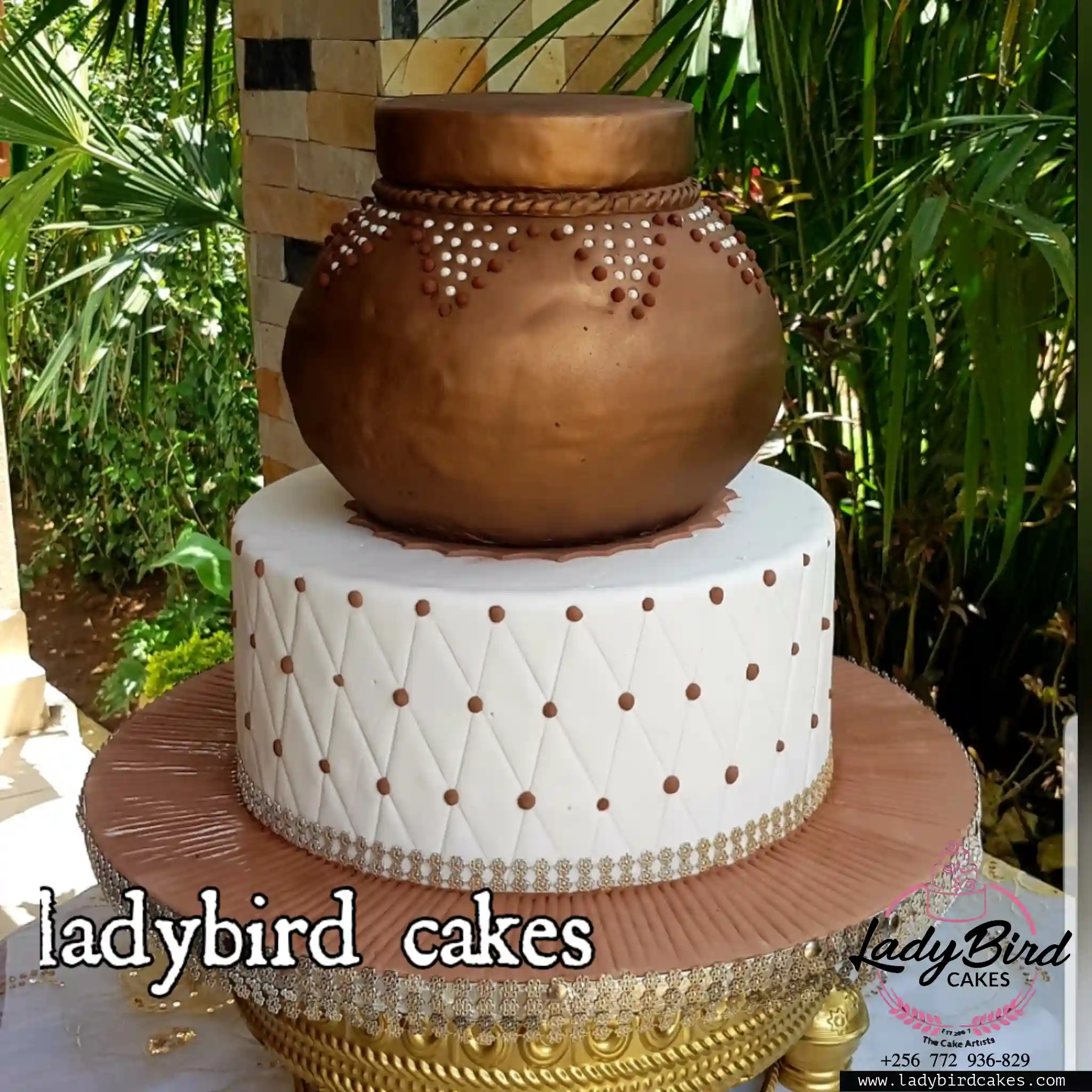 This is a custom cake of Ladybird Cakes Uganda