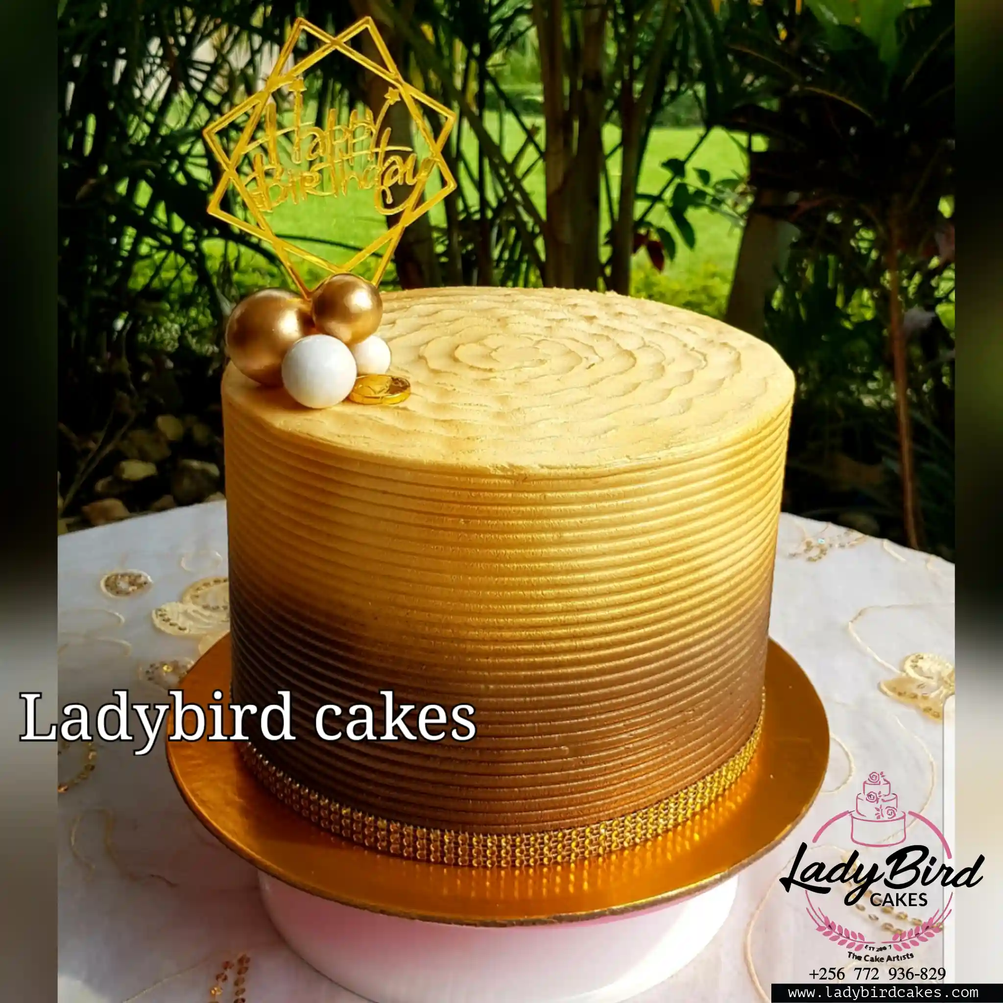 This is a custom cake of Ladybird Cakes Uganda