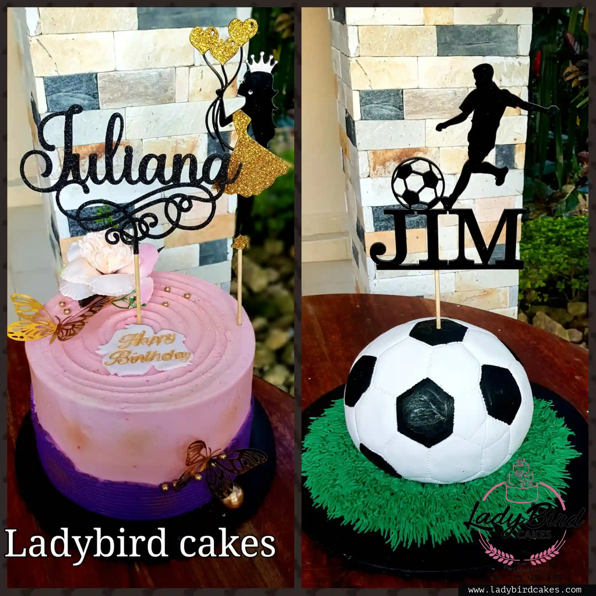 This is a custom cake of Ladybird Cakes Uganda