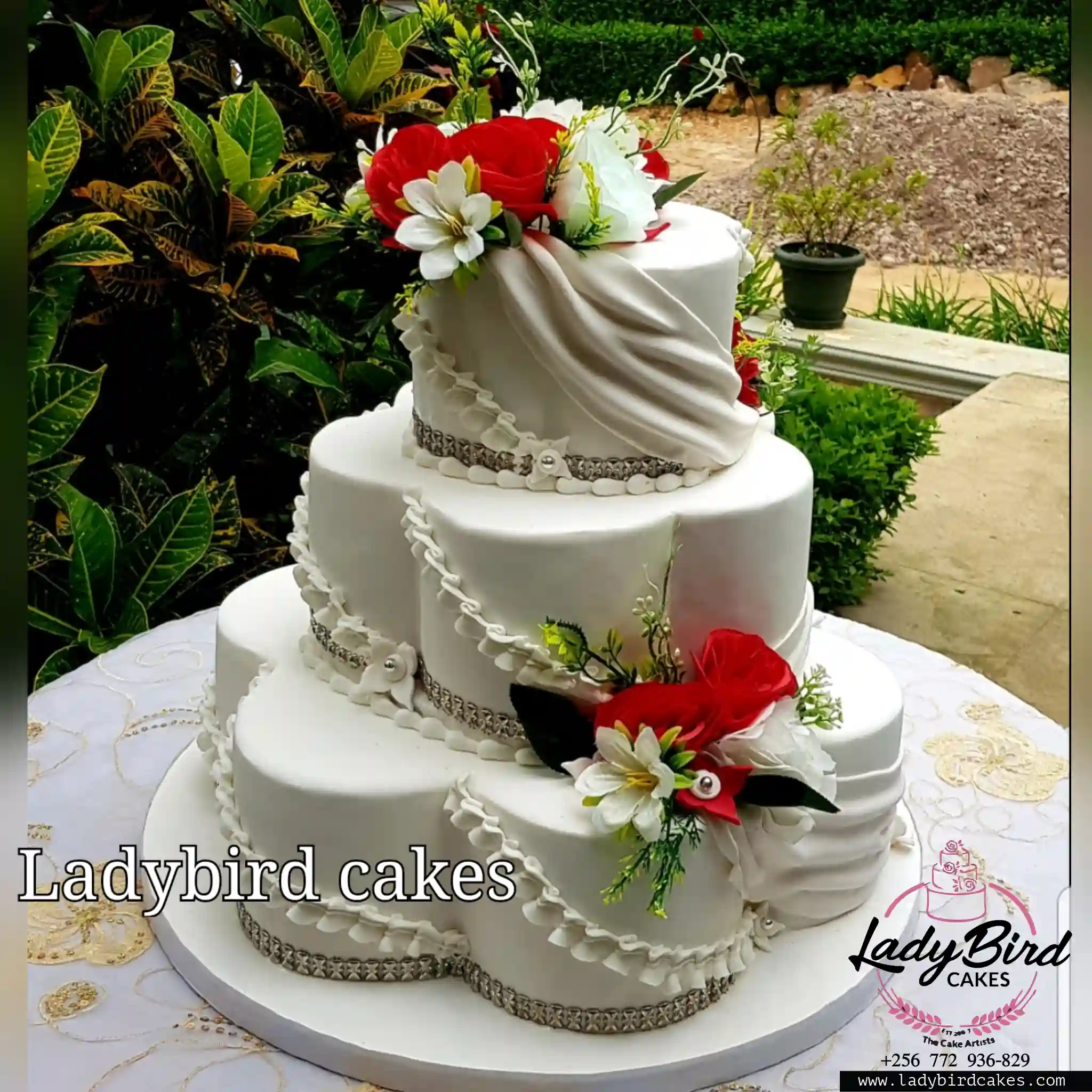 This is a custom cake of Ladybird Cakes Uganda