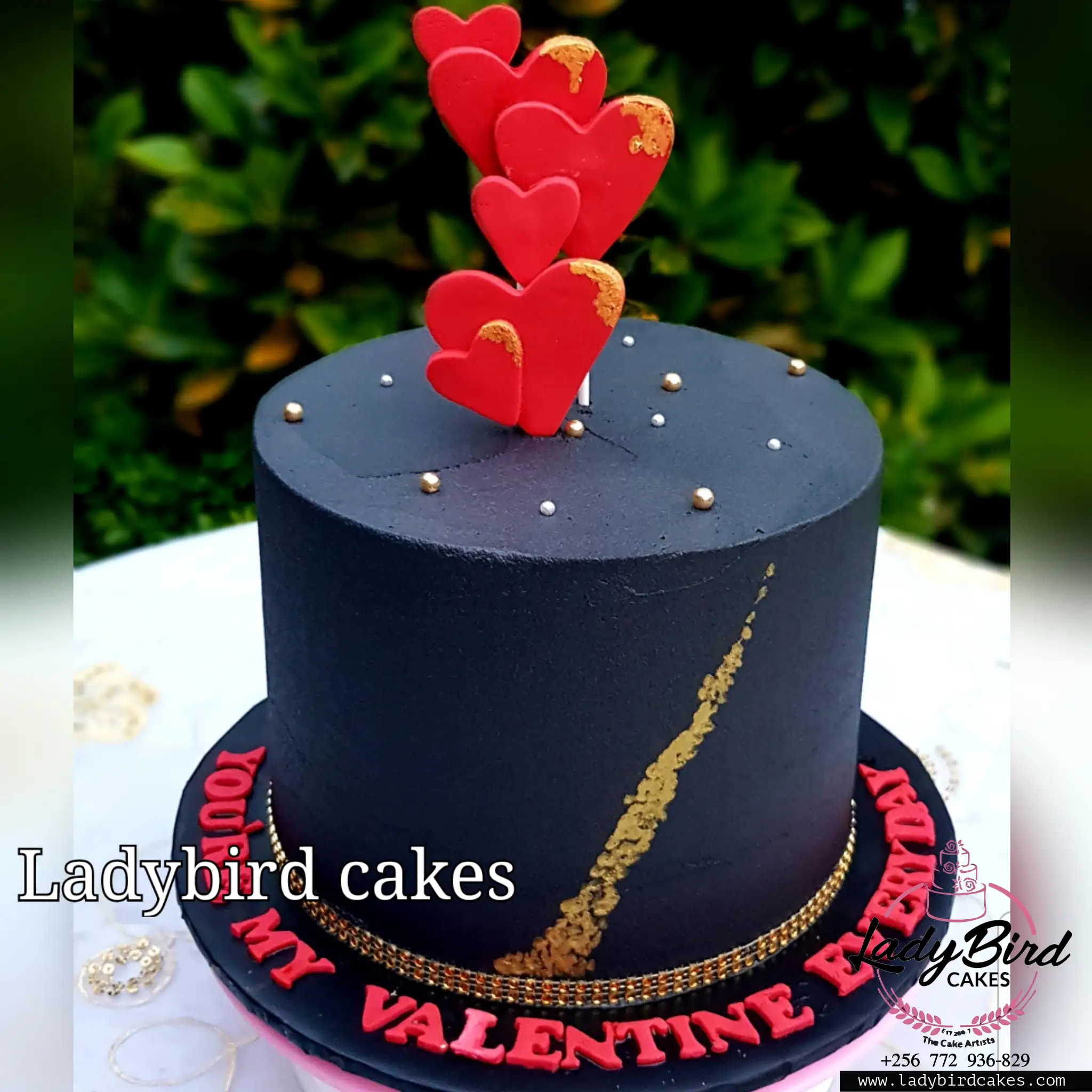 This is a custom cake of Ladybird Cakes Uganda