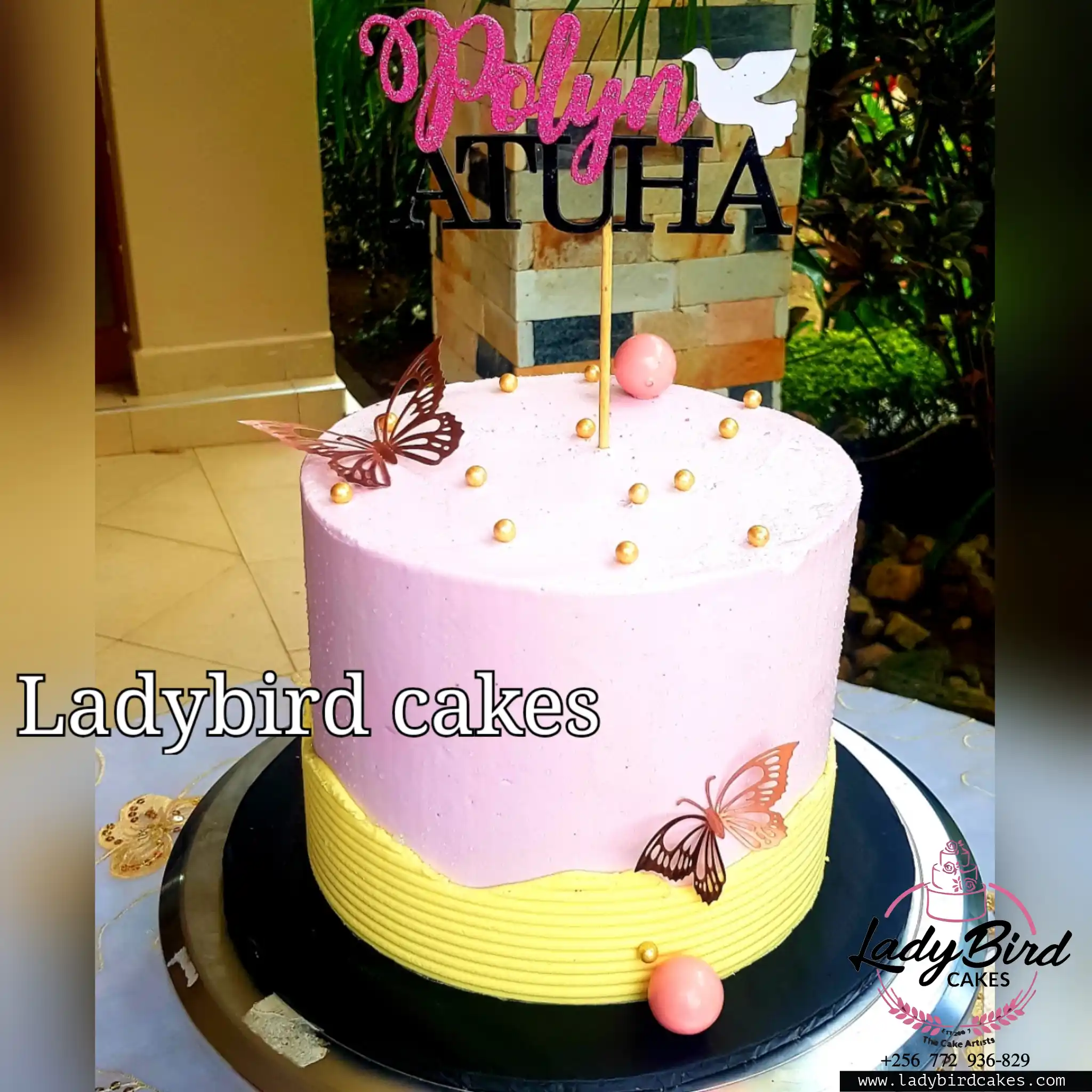 This is a custom cake of Ladybird Cakes Uganda