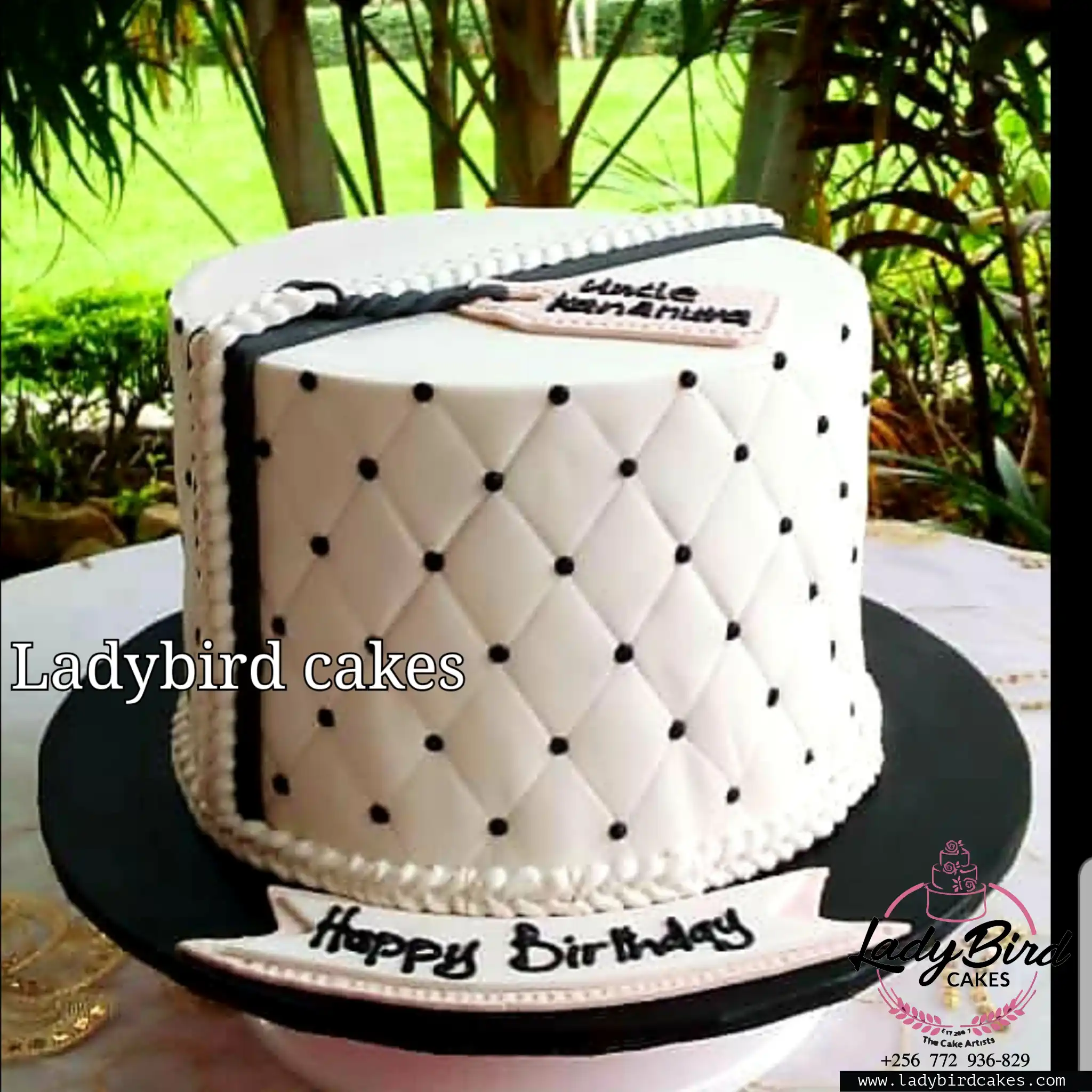 This is a custom cake of Ladybird Cakes Uganda