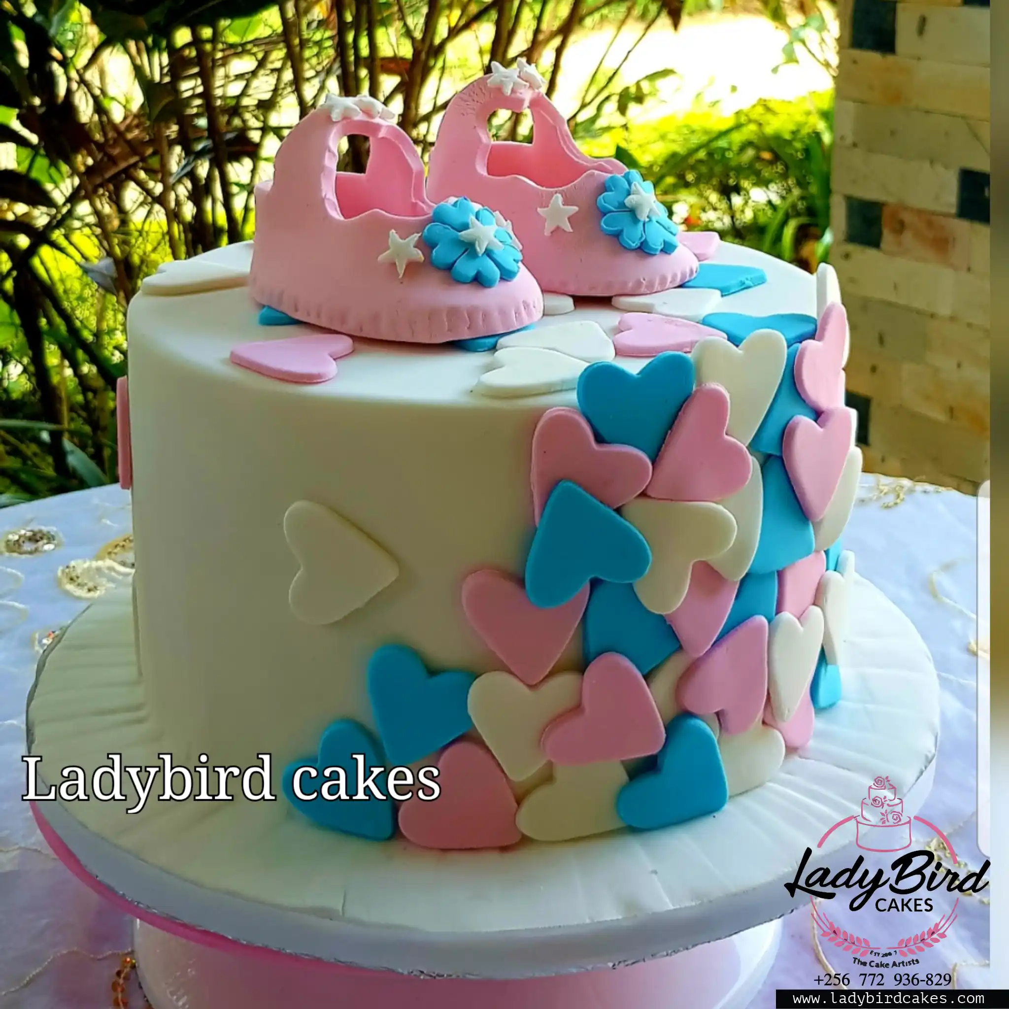 This is a custom cake of Ladybird Cakes Uganda