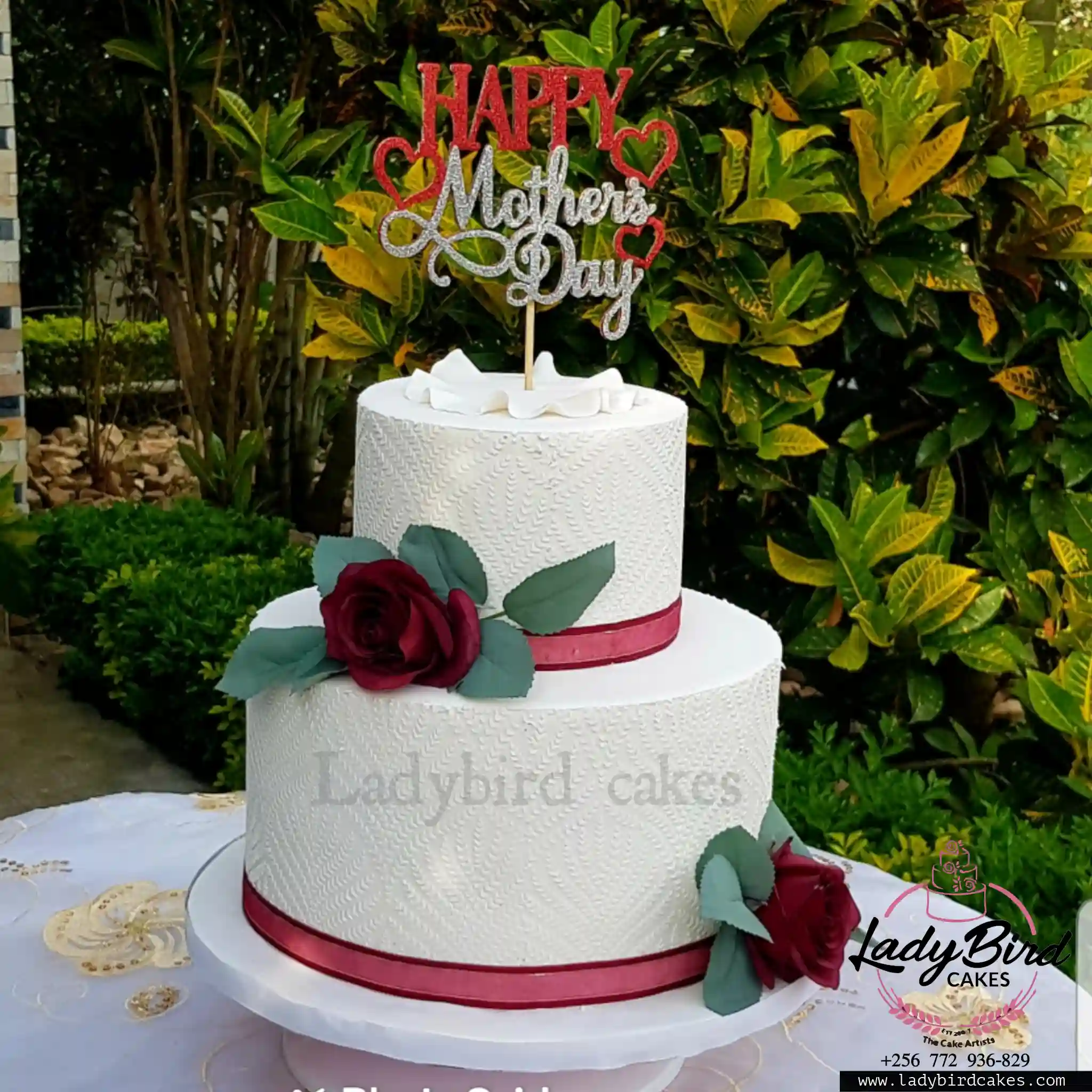 This is a custom cake of Ladybird Cakes Uganda