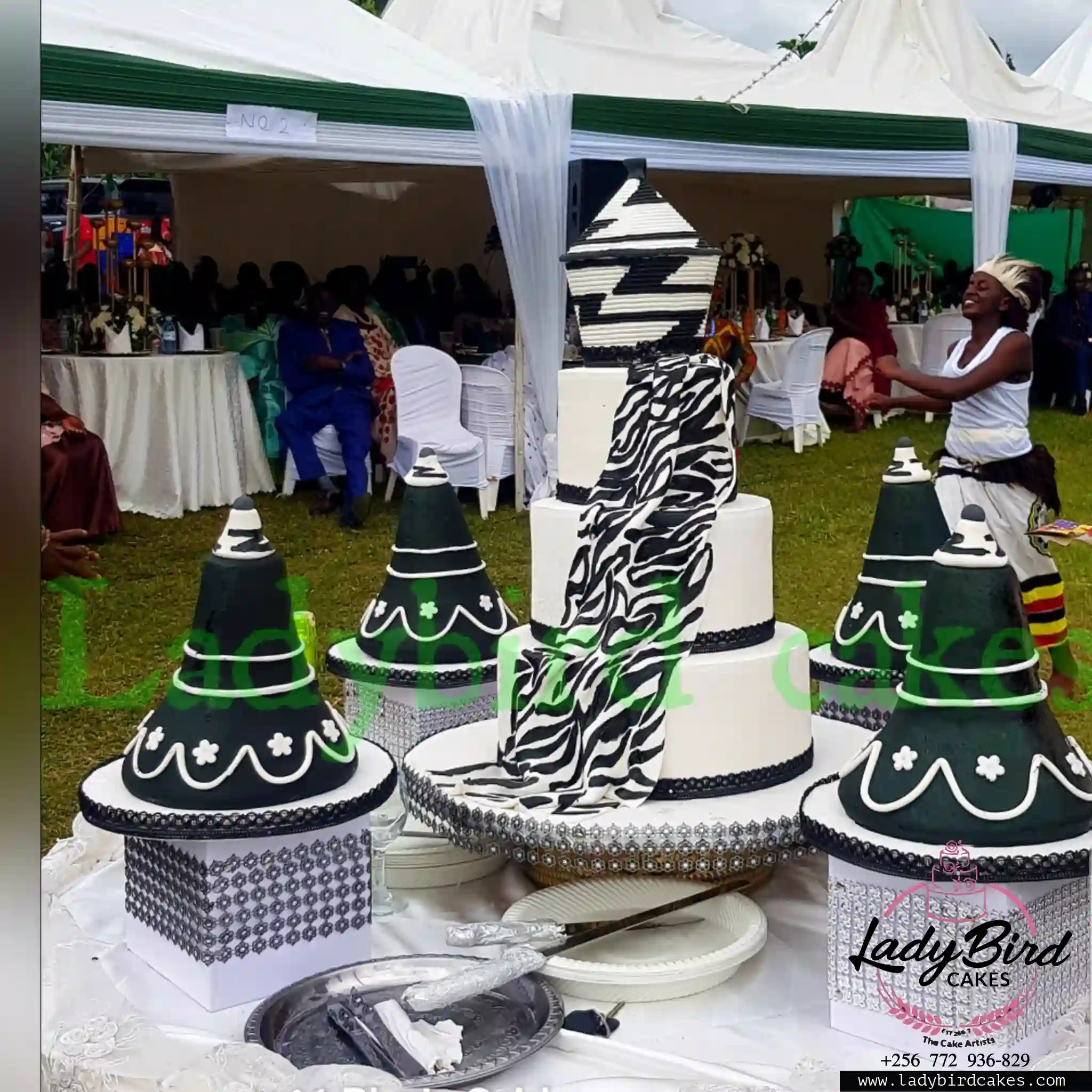 This is a custom cake of Ladybird Cakes Uganda