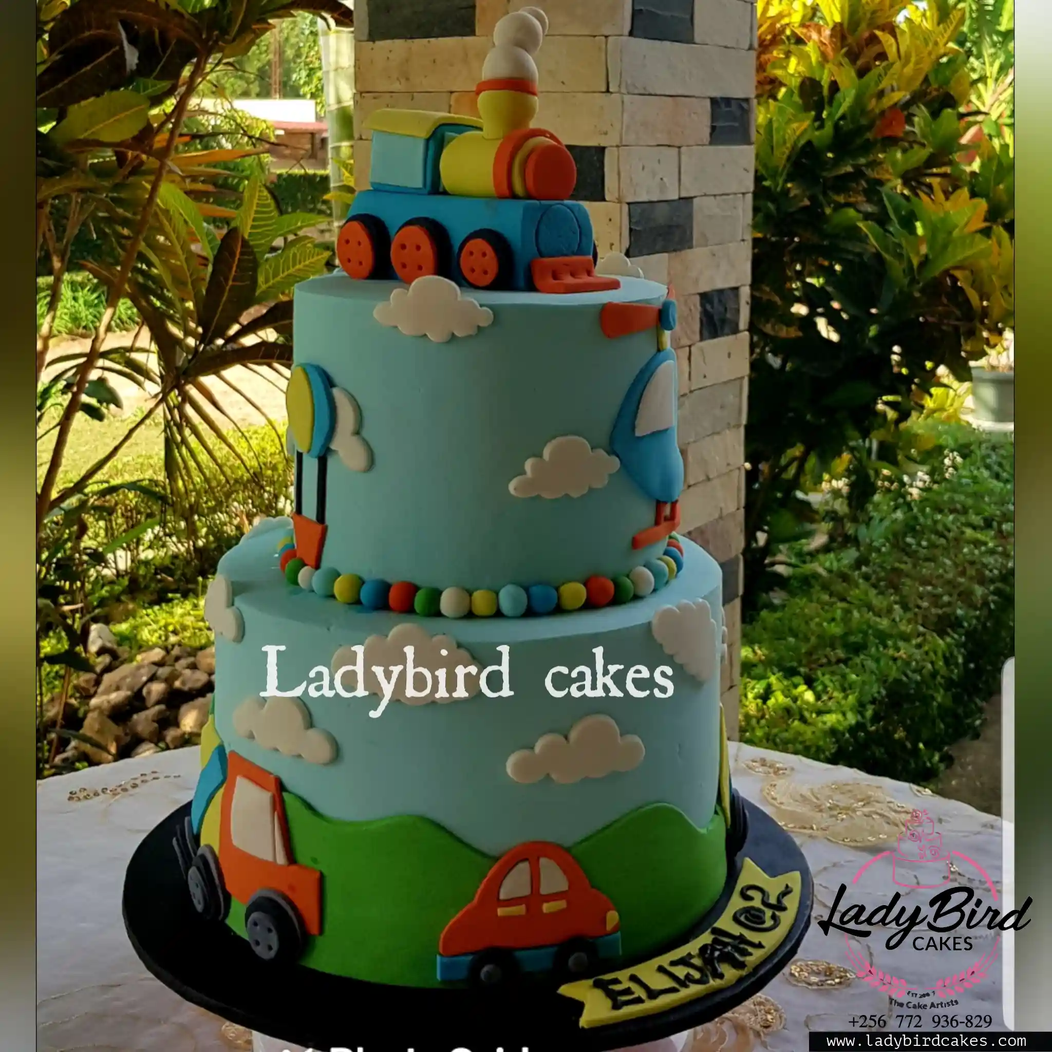 This is a custom cake of Ladybird Cakes Uganda