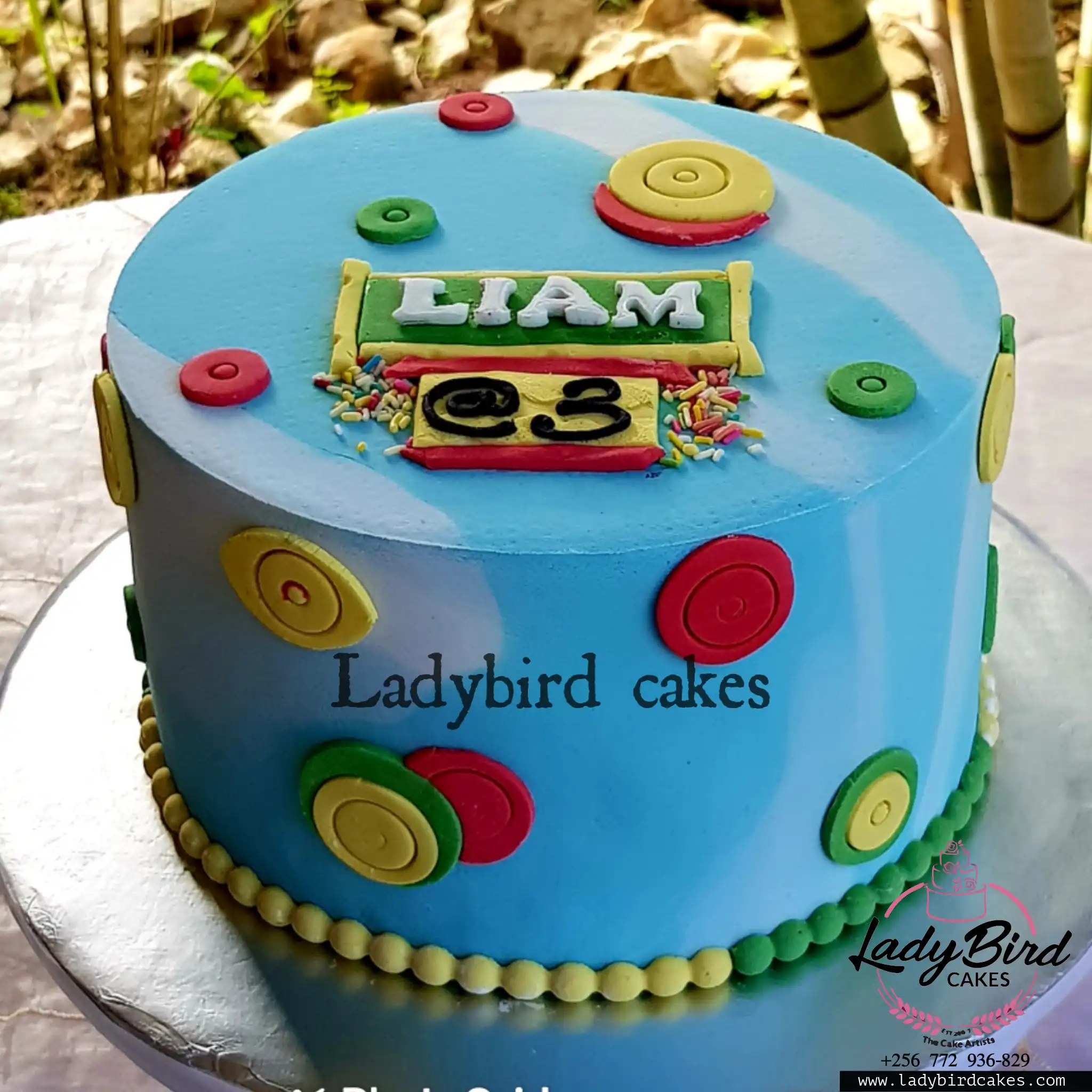 This is a custom cake of Ladybird Cakes Uganda