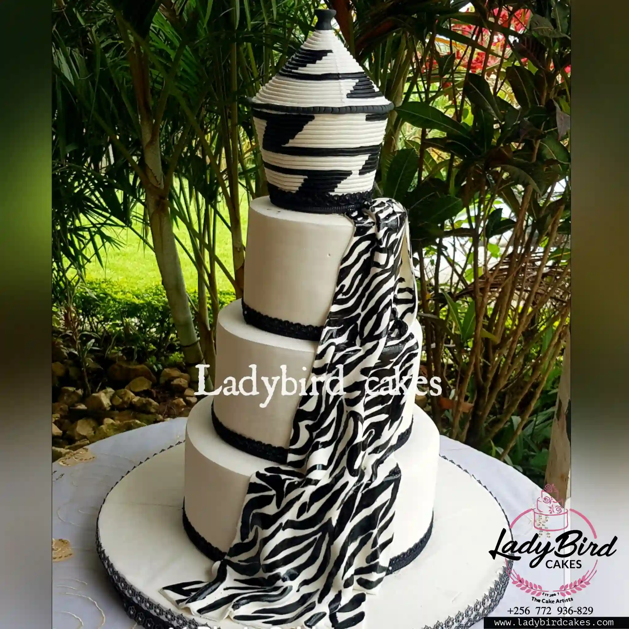 This is a custom cake of Ladybird Cakes Uganda