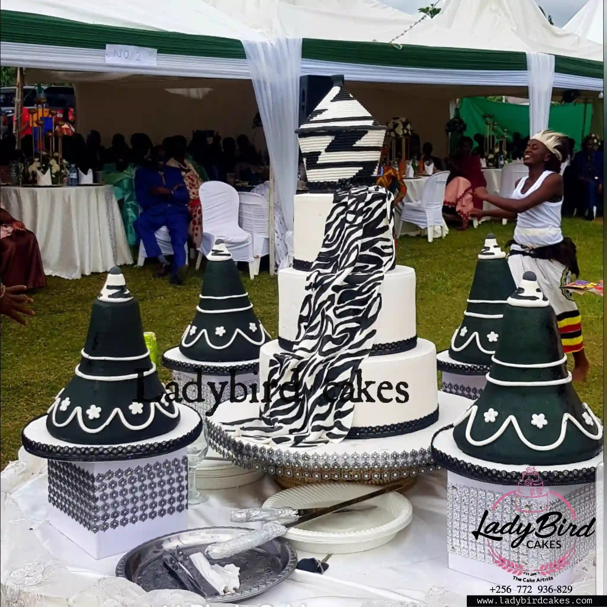 This is a custom cake of Ladybird Cakes Uganda