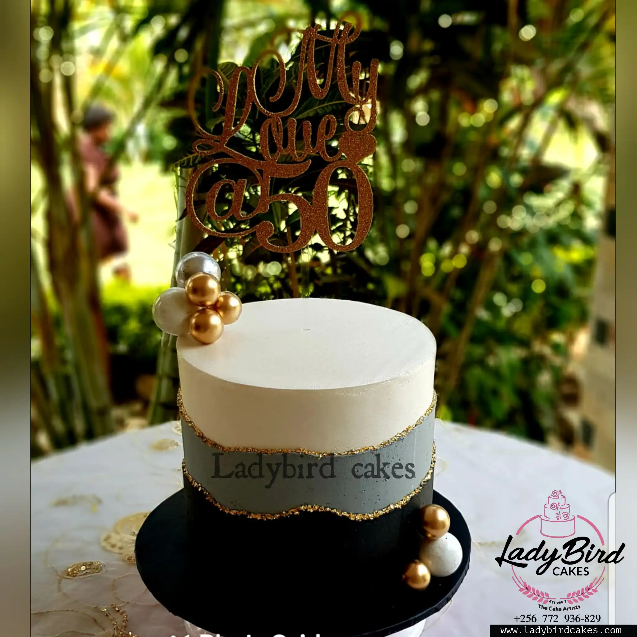 This is a custom cake of Ladybird Cakes Uganda