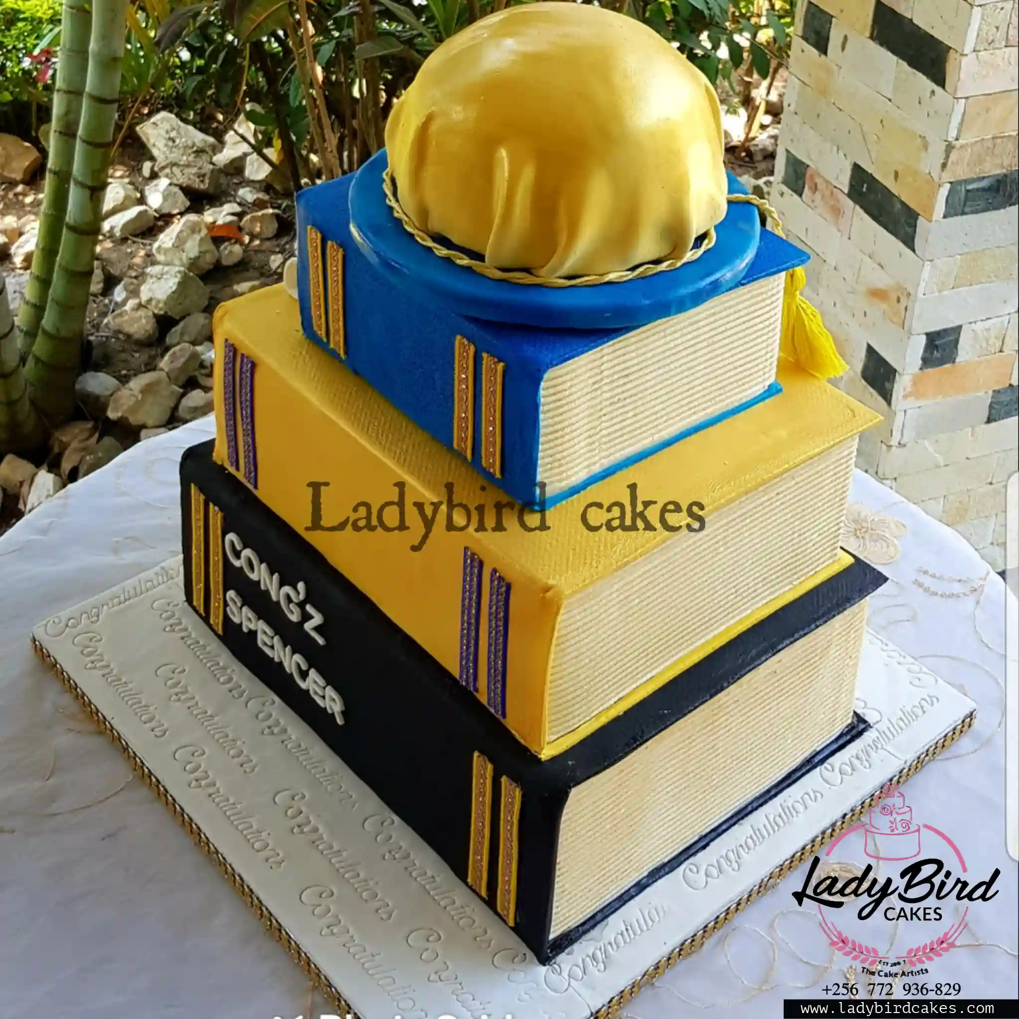 This is a custom cake of Ladybird Cakes Uganda