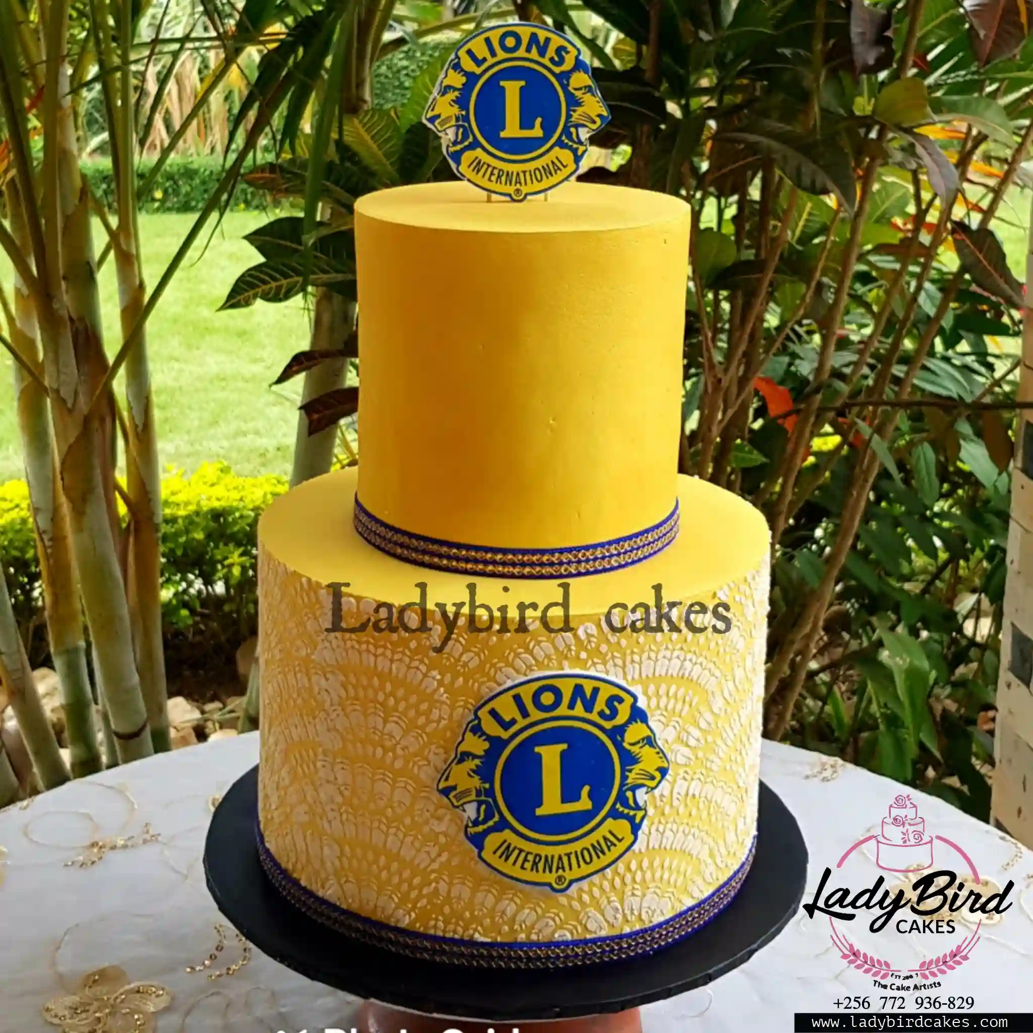 This is a custom cake of Ladybird Cakes Uganda