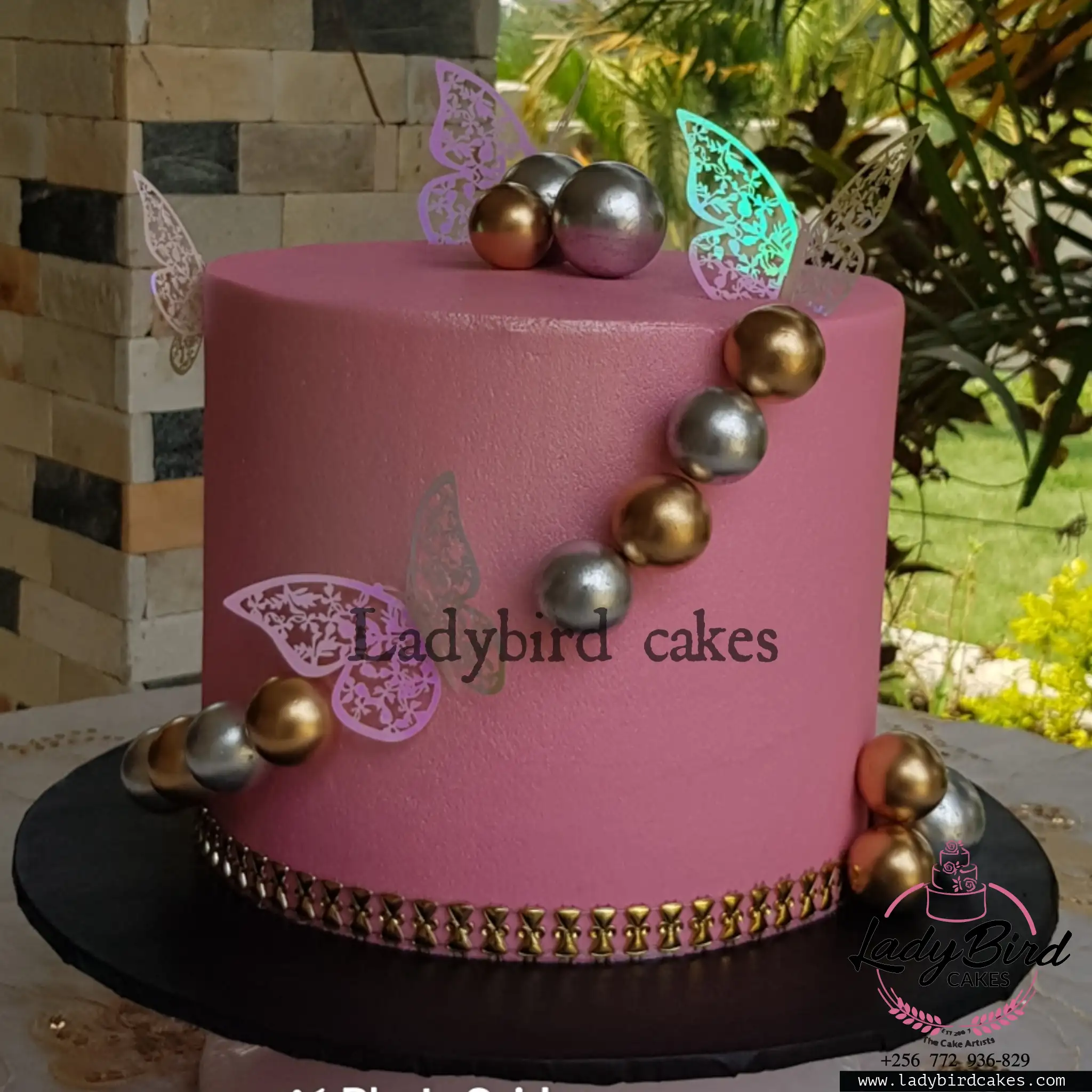 This is a custom cake of Ladybird Cakes Uganda