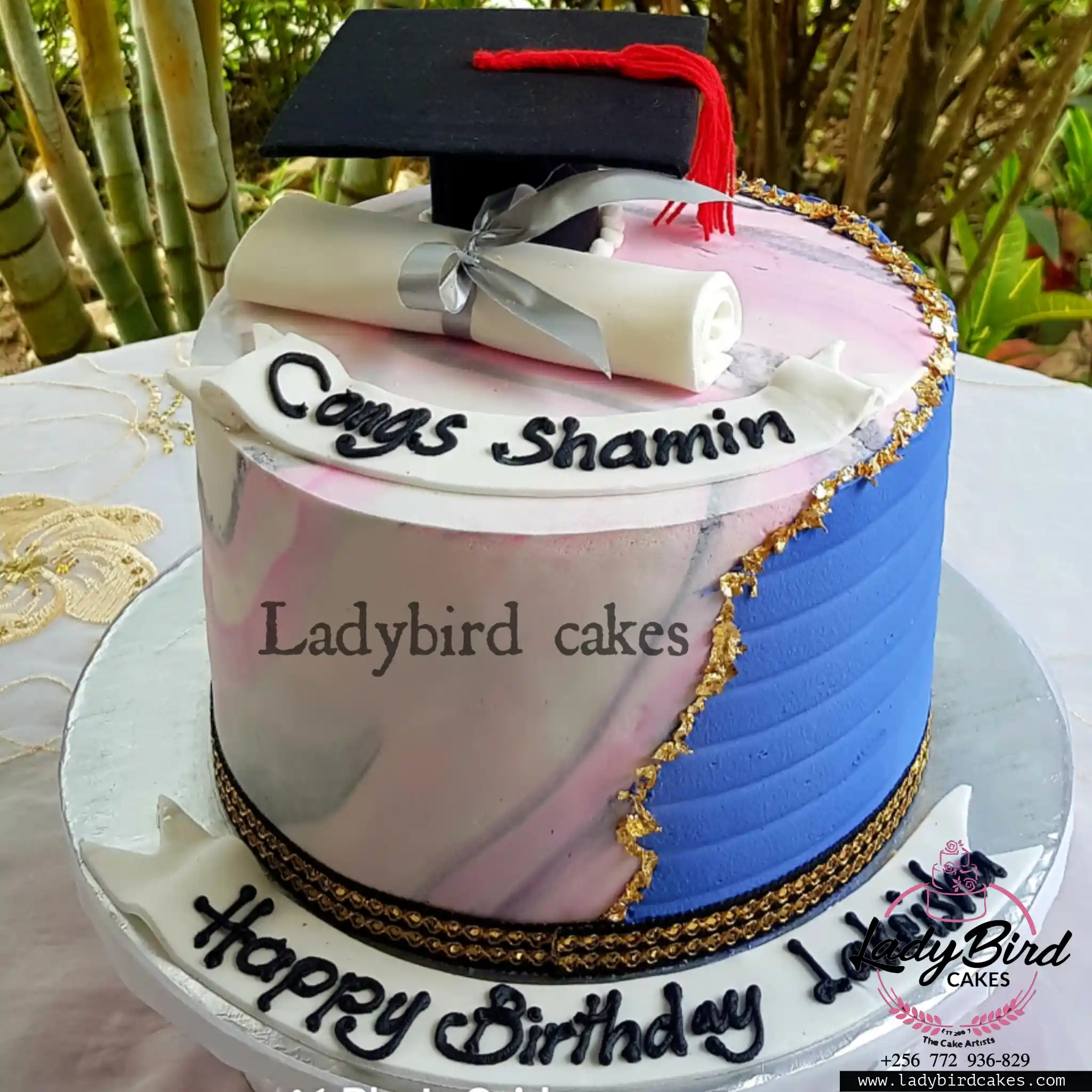 This is a custom cake of Ladybird Cakes Uganda