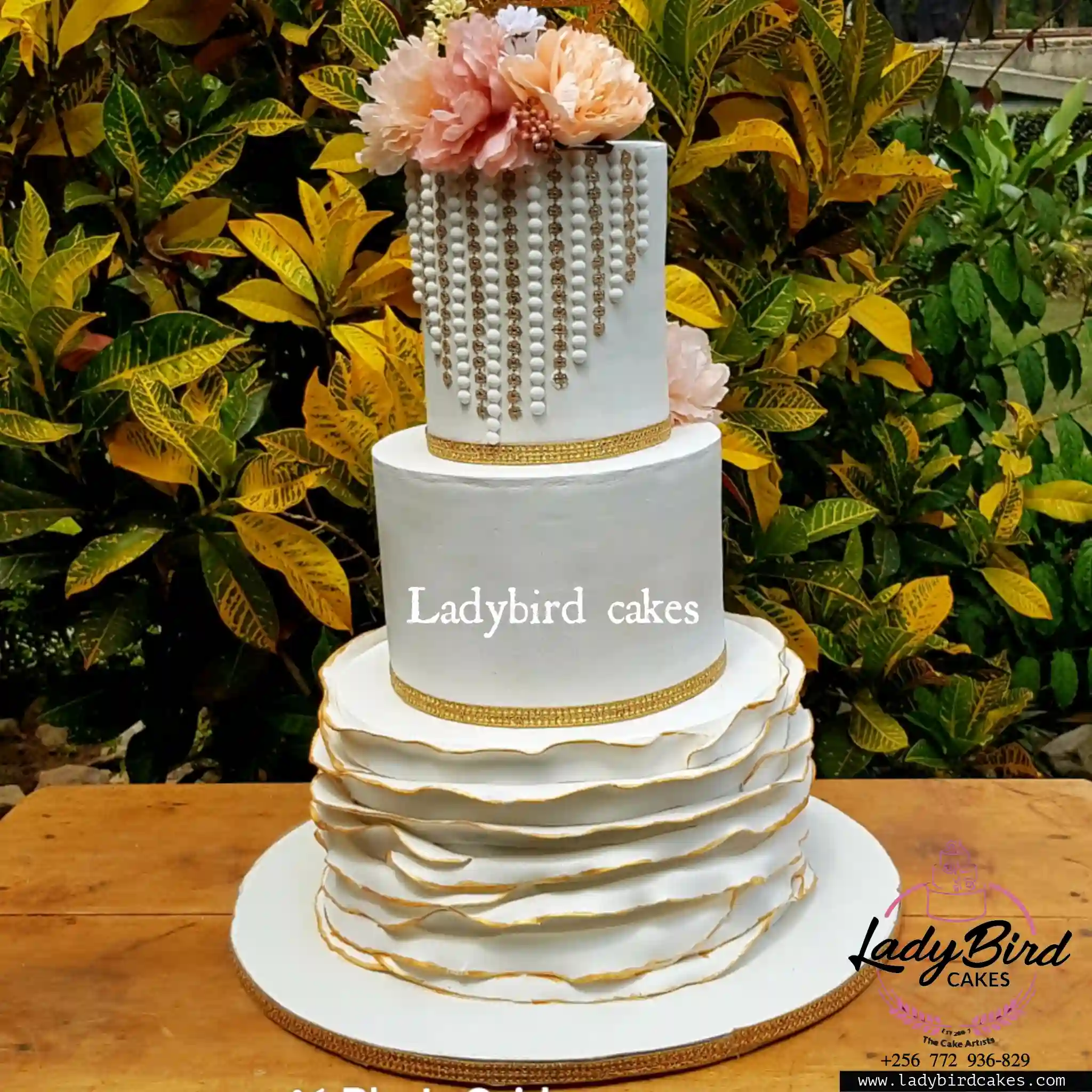 This is a custom cake of Ladybird Cakes Uganda