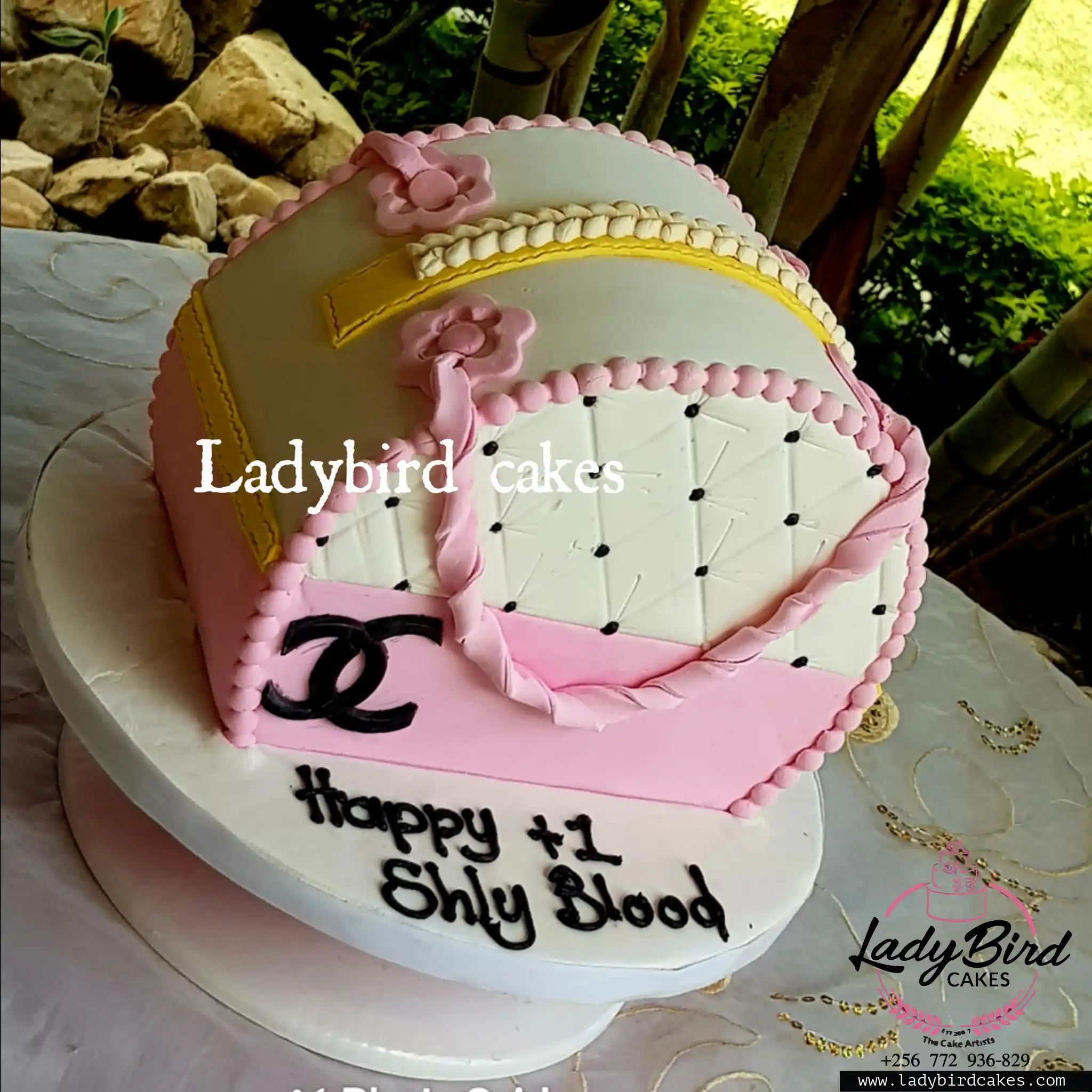 This is a custom cake of Ladybird Cakes Uganda