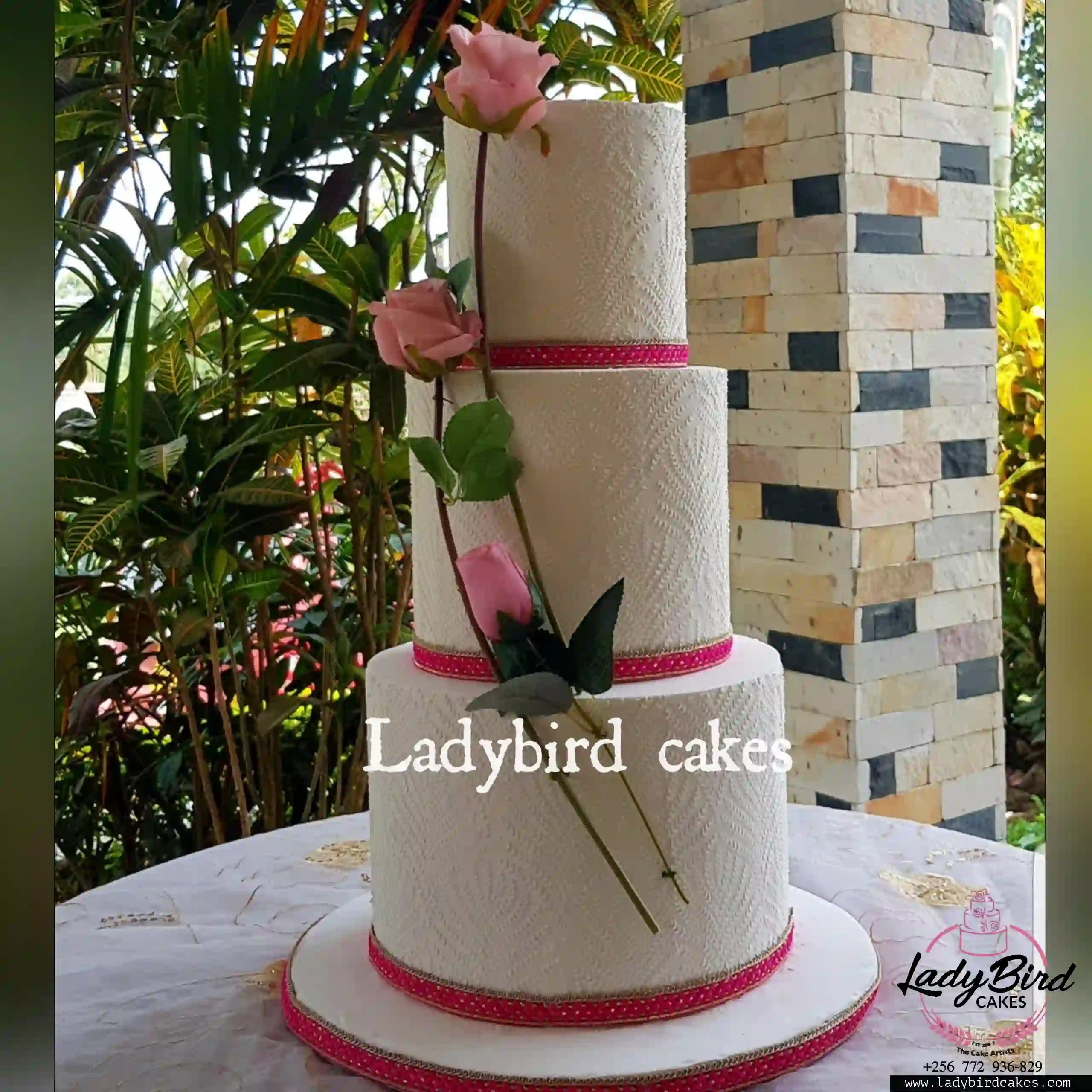 This is a custom cake of Ladybird Cakes Uganda