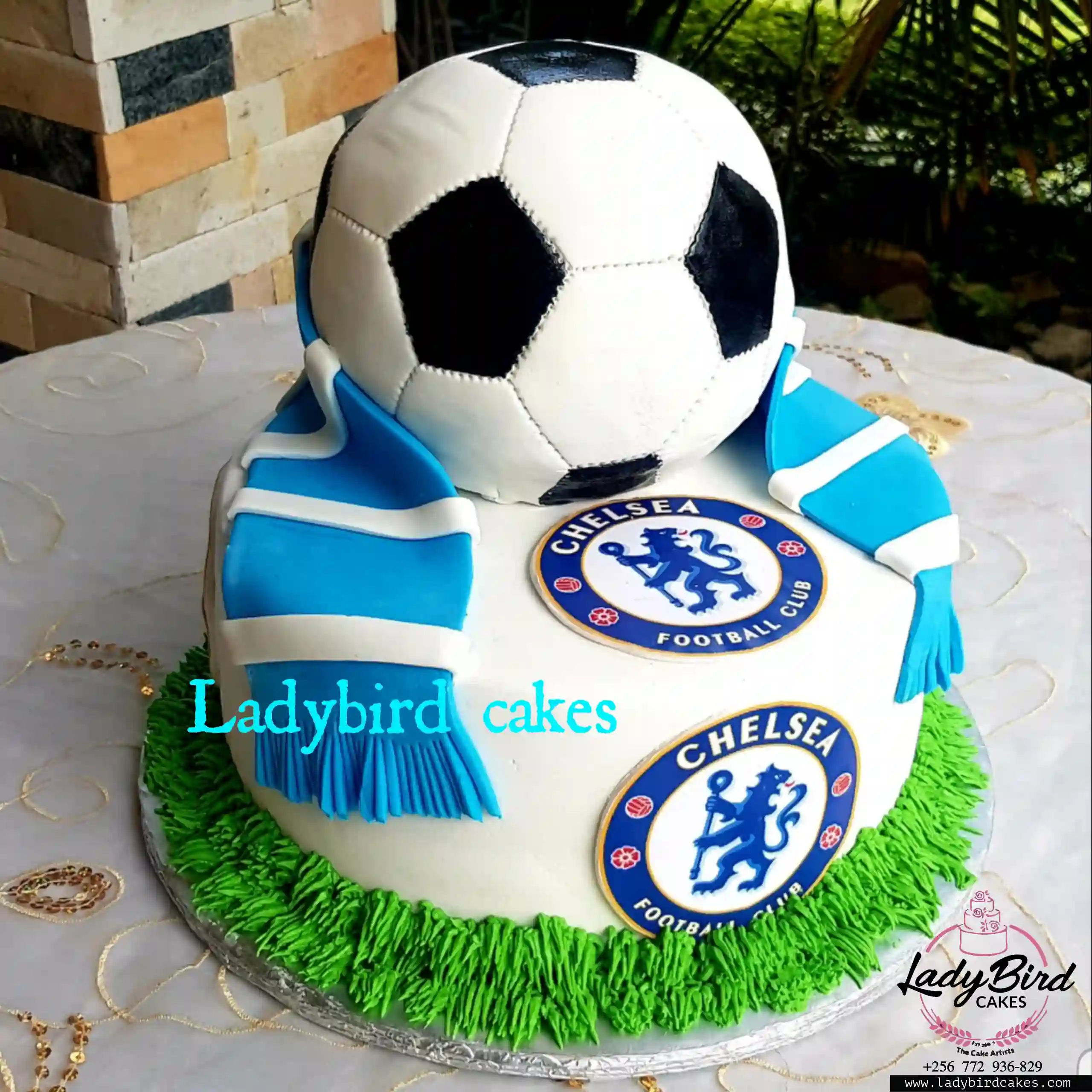 This is a custom cake of Ladybird Cakes Uganda