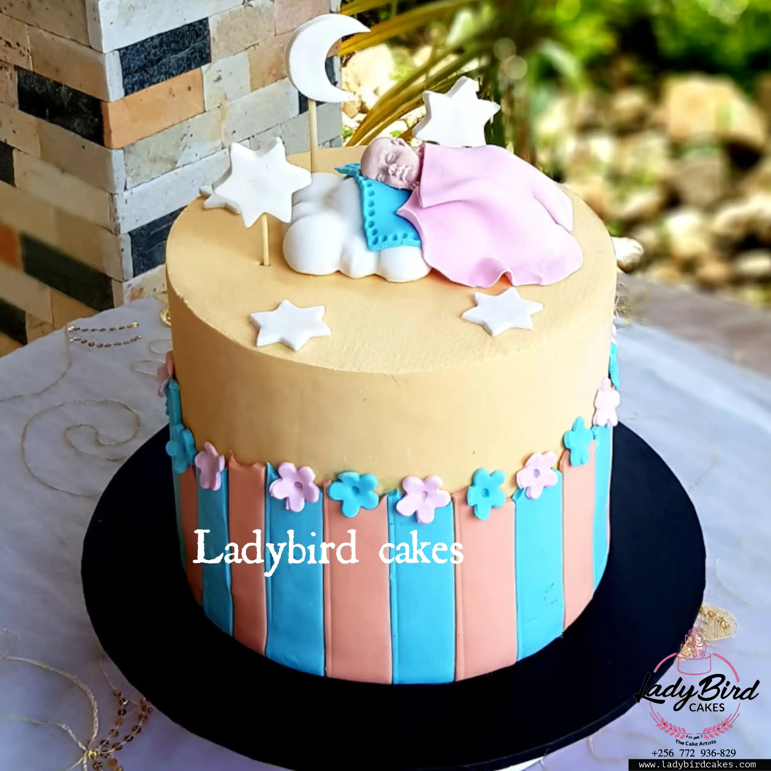 This is a custom cake of Ladybird Cakes Uganda