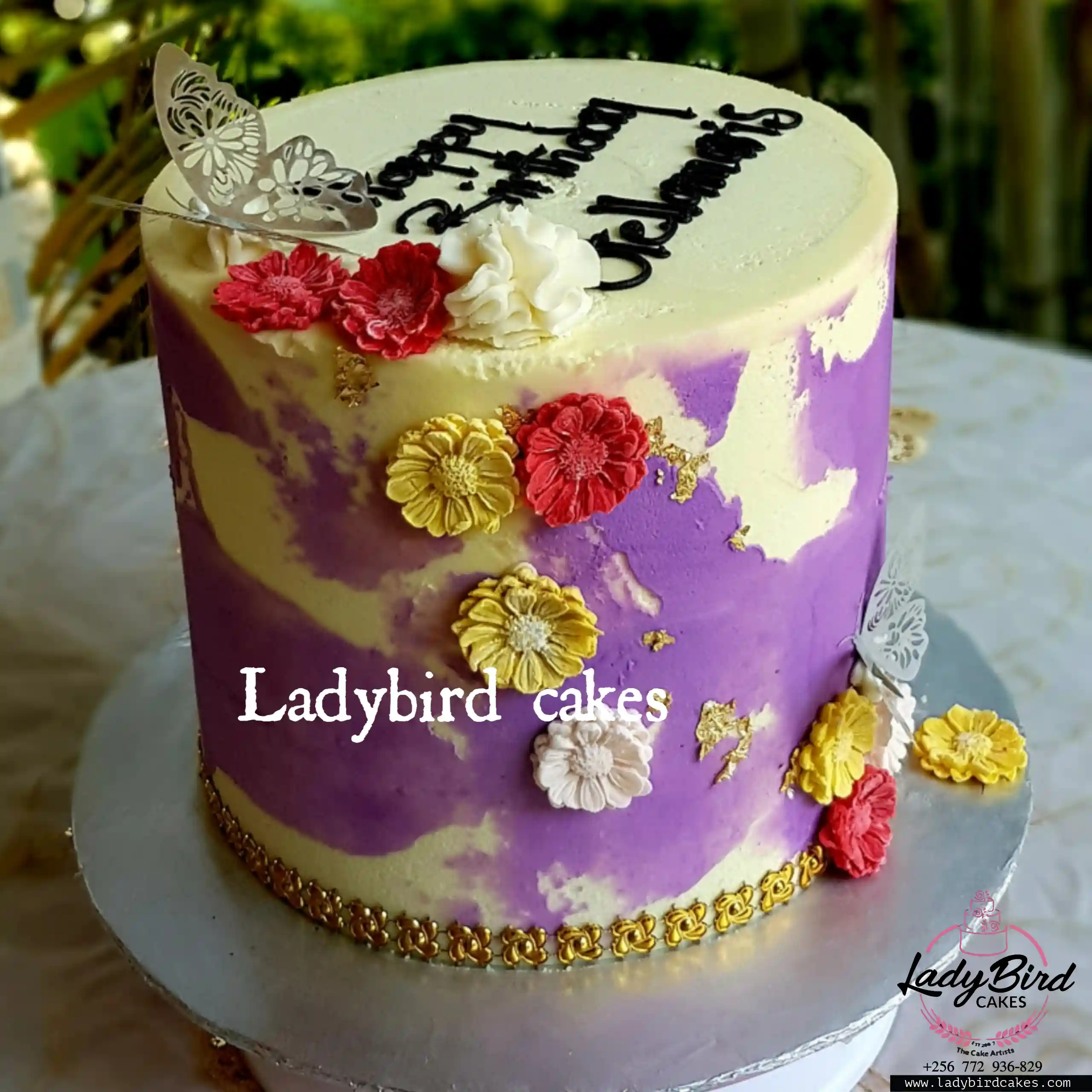 This is a custom cake of Ladybird Cakes Uganda